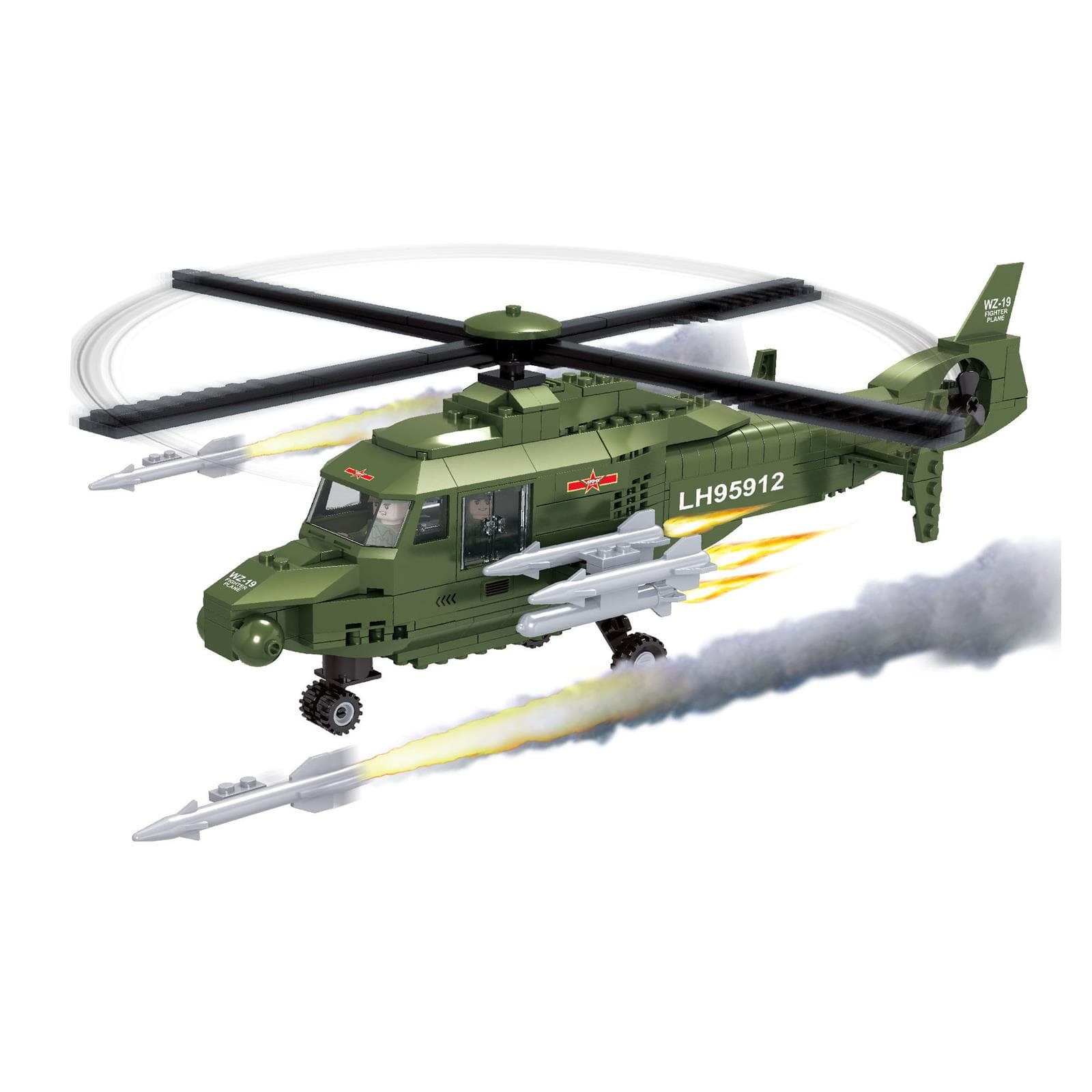 

KLOCKI ARMIA - HELIKOPTER- 1058867