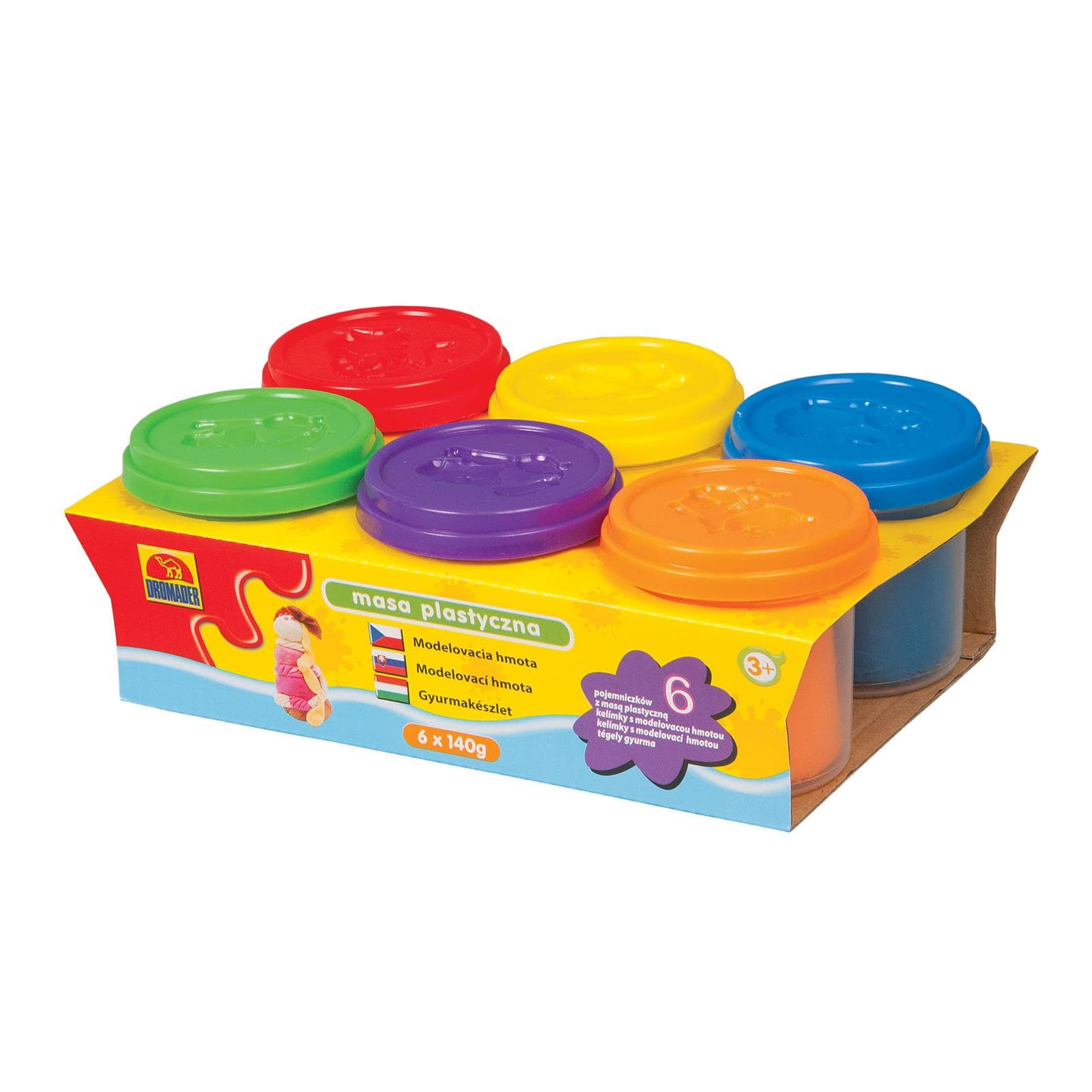 

MASA PLASTYCZNA 6 DUŻYCH TUB