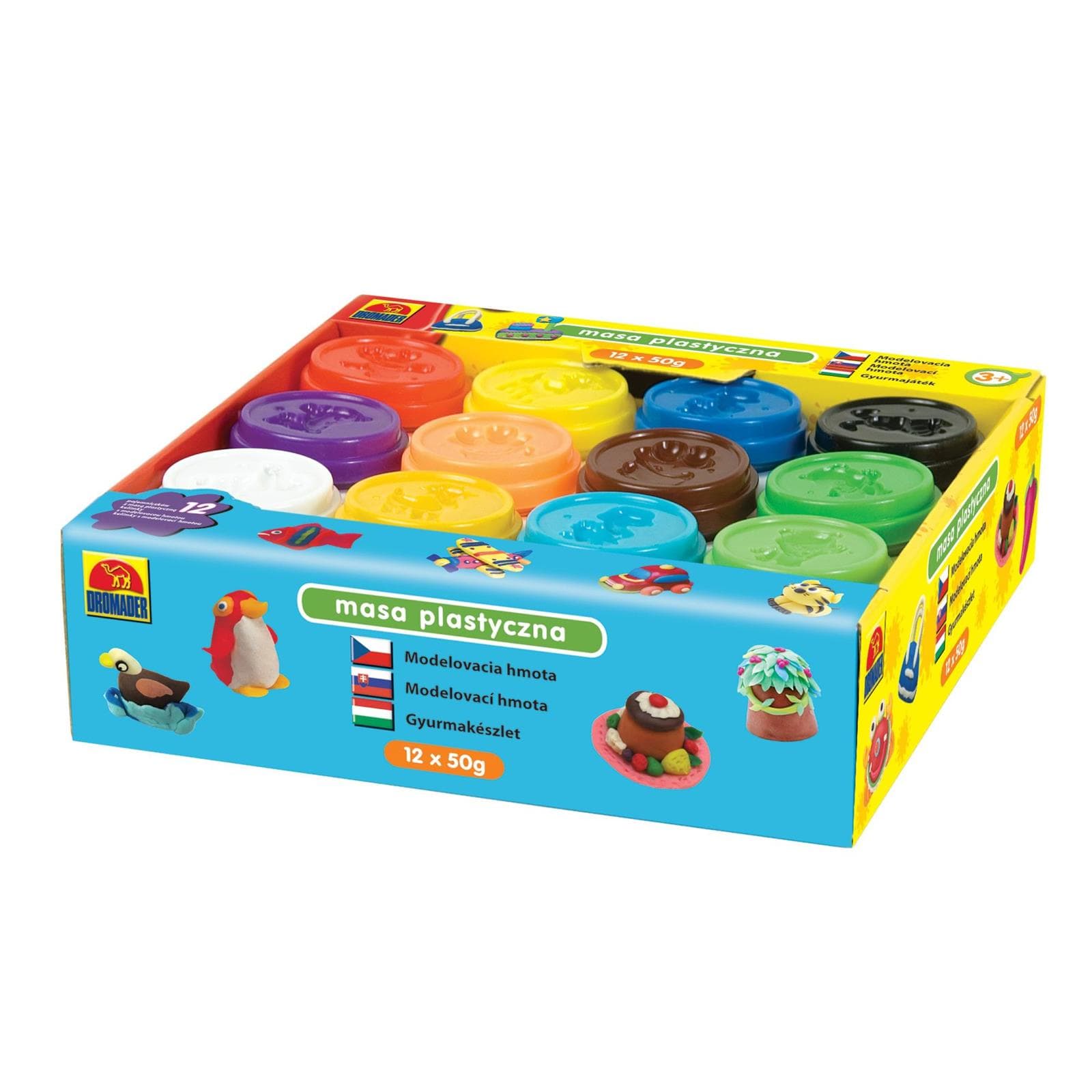 

MASA PLASTYCZNA 12 MAŁYCH TUB
