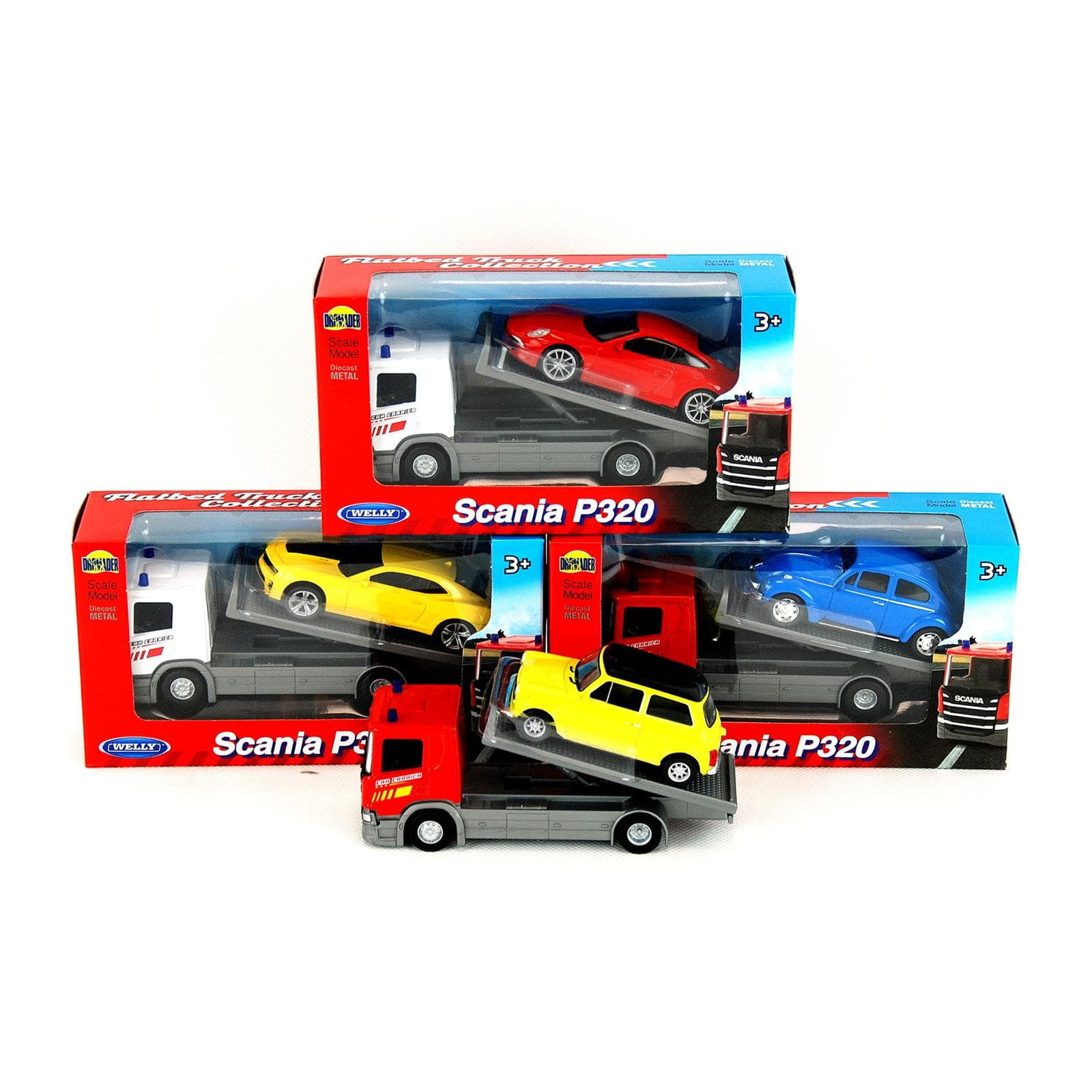 

WELLY TRUCK 1:57 SCANIA + SAMOCHÓD 1:43