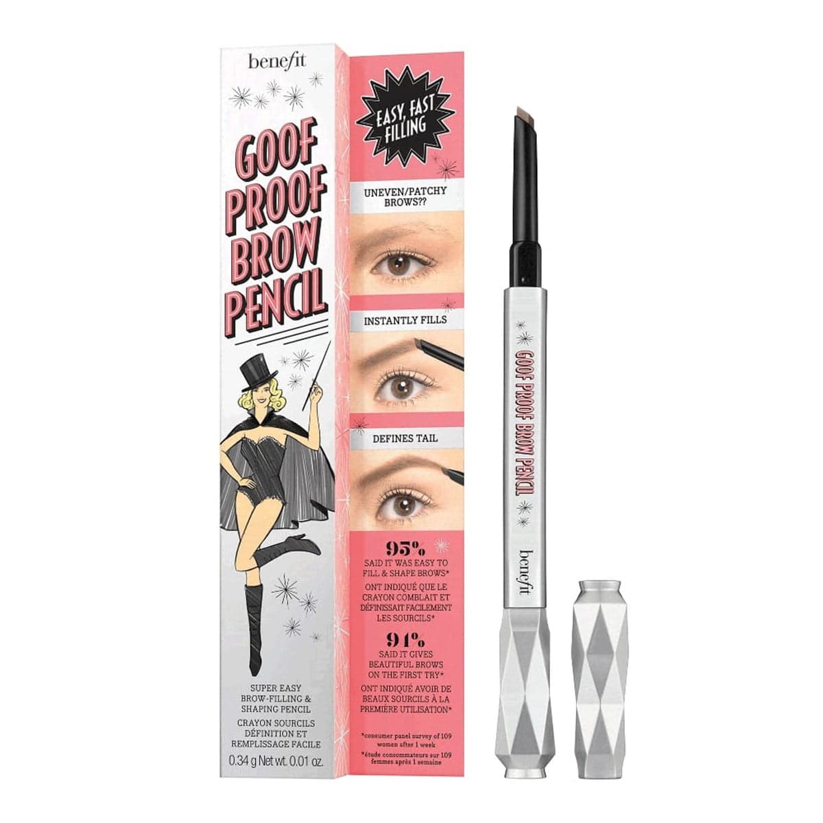 

Benefit Goof Proof Brow Pencil kredka do brwi 2 Warm Golden Blonde 0.34g
