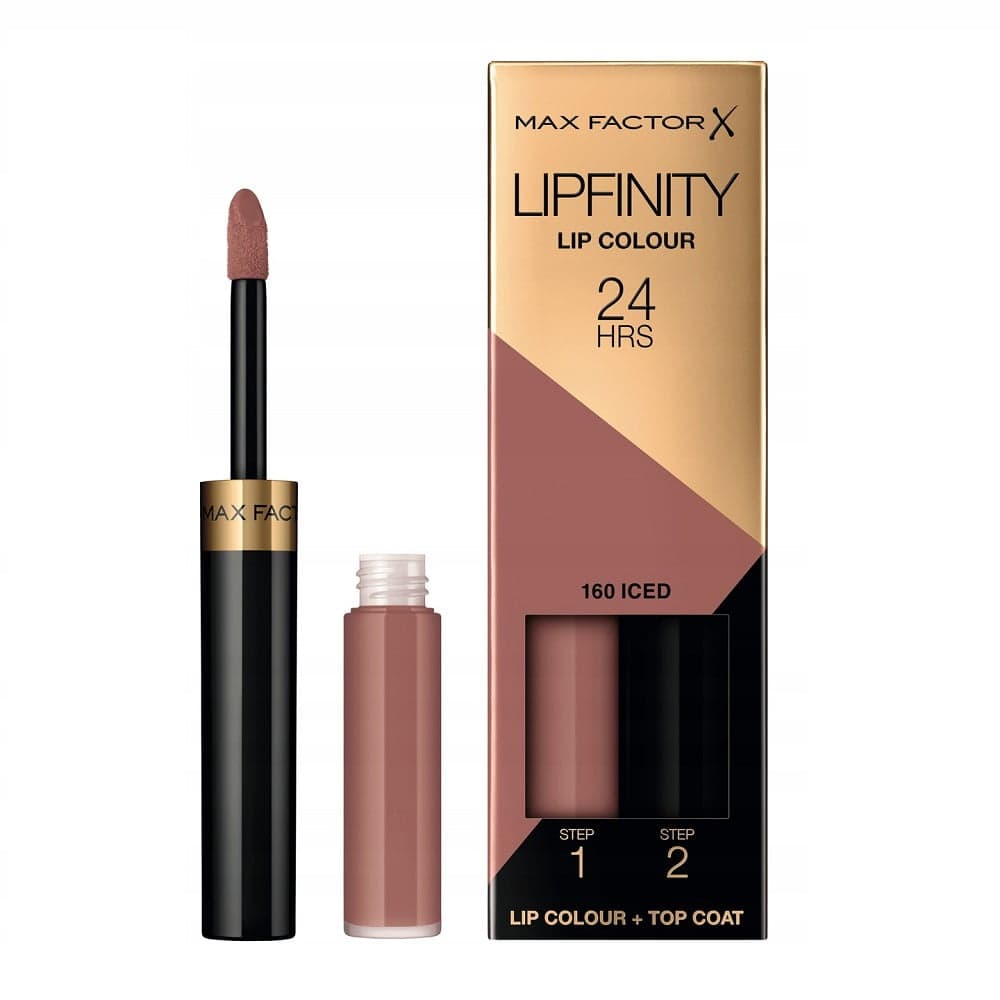 

Max Factor Lipfinity Lip Colour dwufazowa pomadka w płynie o długotrwałym efekcie 160 Iced