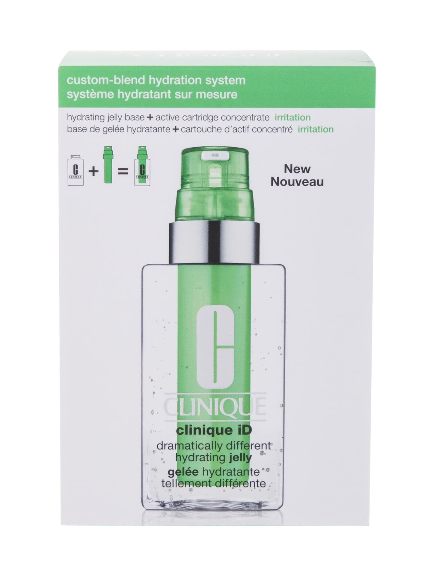 

Clinique zestaw Clinique ID Żel nawilżający do twarzy Dramatically Different Hydrating Jelly 115ml + Serum do twarzy Active Cartridge Concentrate Irritation 10ml (W)