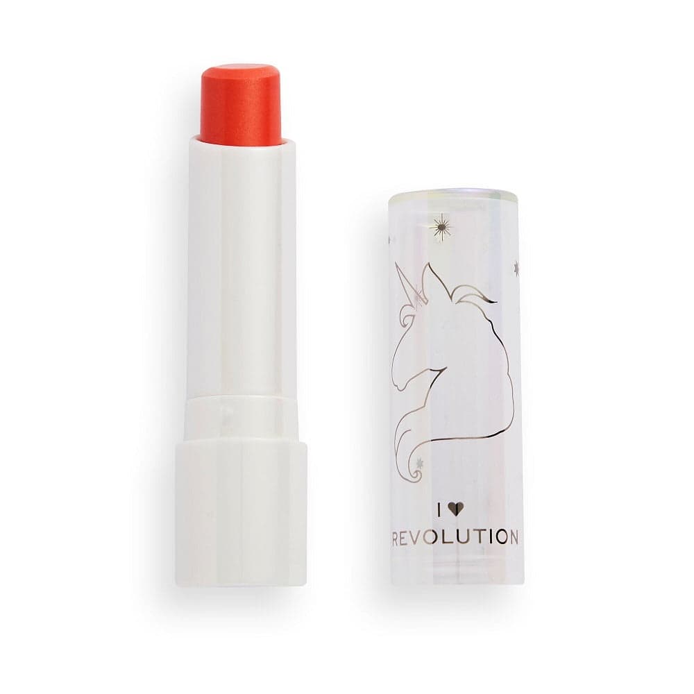 

Makeup Revolution I Heart Revolution Unicorn Heart Glow Lip Balm balsam do ust z olejkiem arganowym Fantasy 2.7g