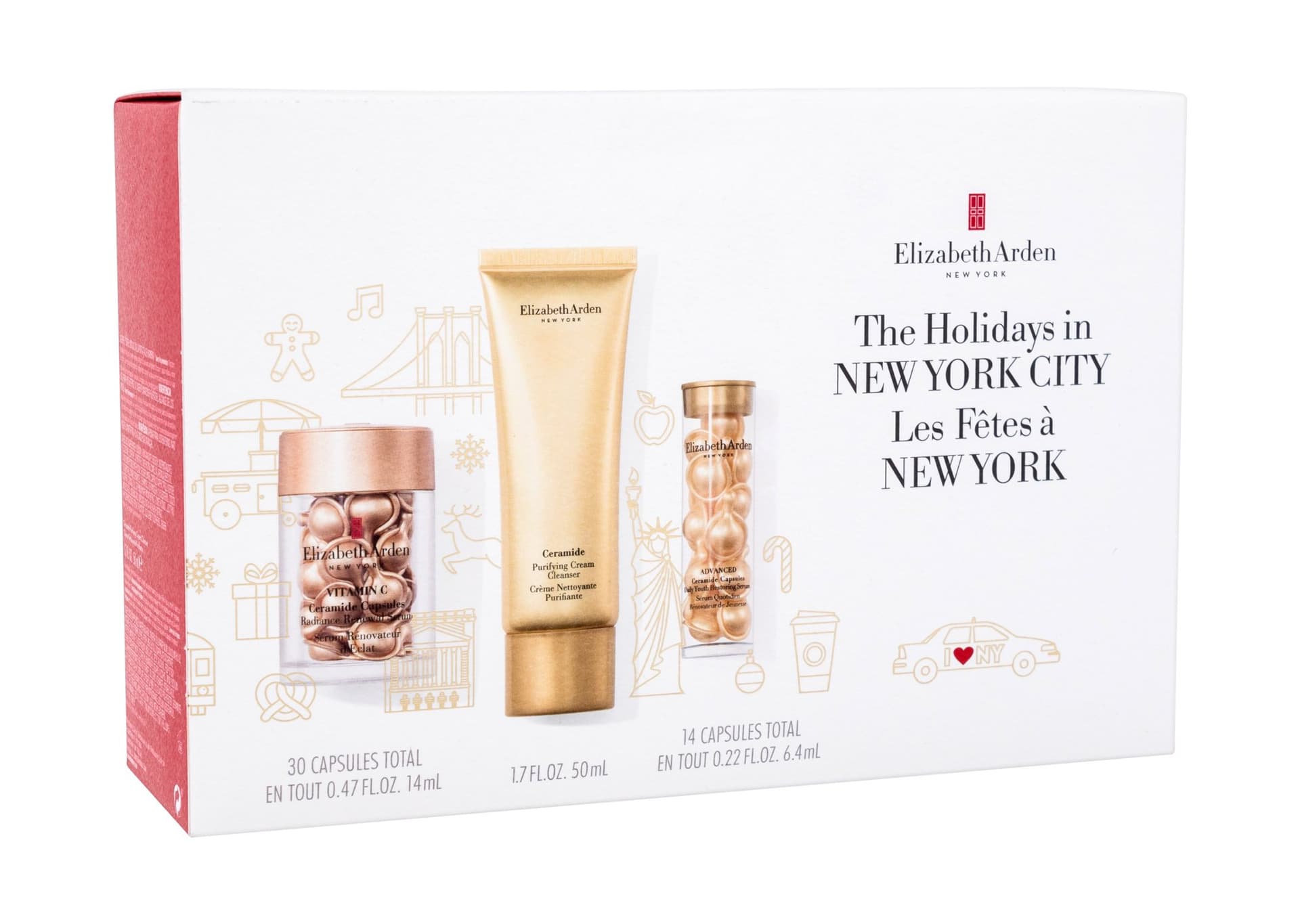 

Elizabeth Arden Vitamin C Gift Set Ceramide Serum do twarzy 30 szt Serum do twarzy 30 szt. + serum do twarzy 14 szt. + oczyszczający krem 50ml (W)