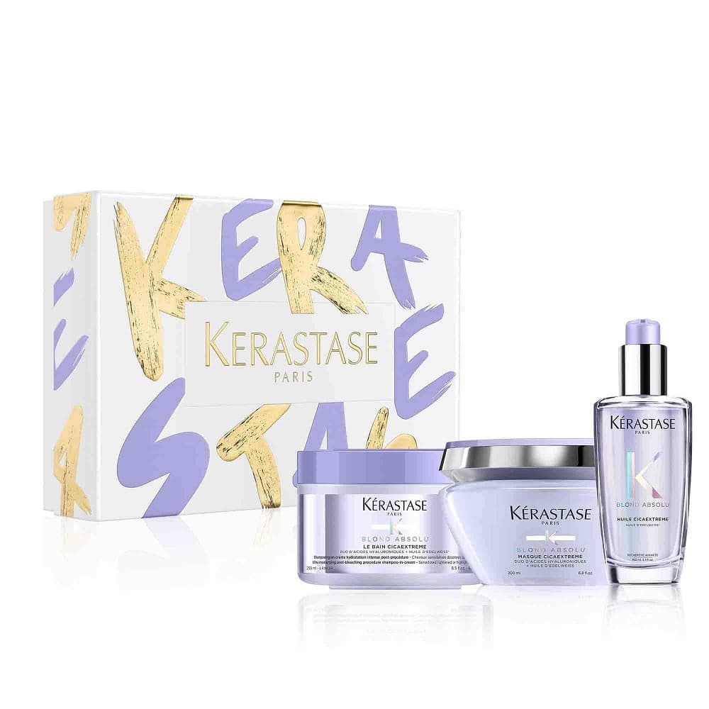 

Kerastase Blond Absolu Cicaextreme zestaw dla włosów blond kąpiel do włosów 250ml + maska 250ml + olejek 100ml