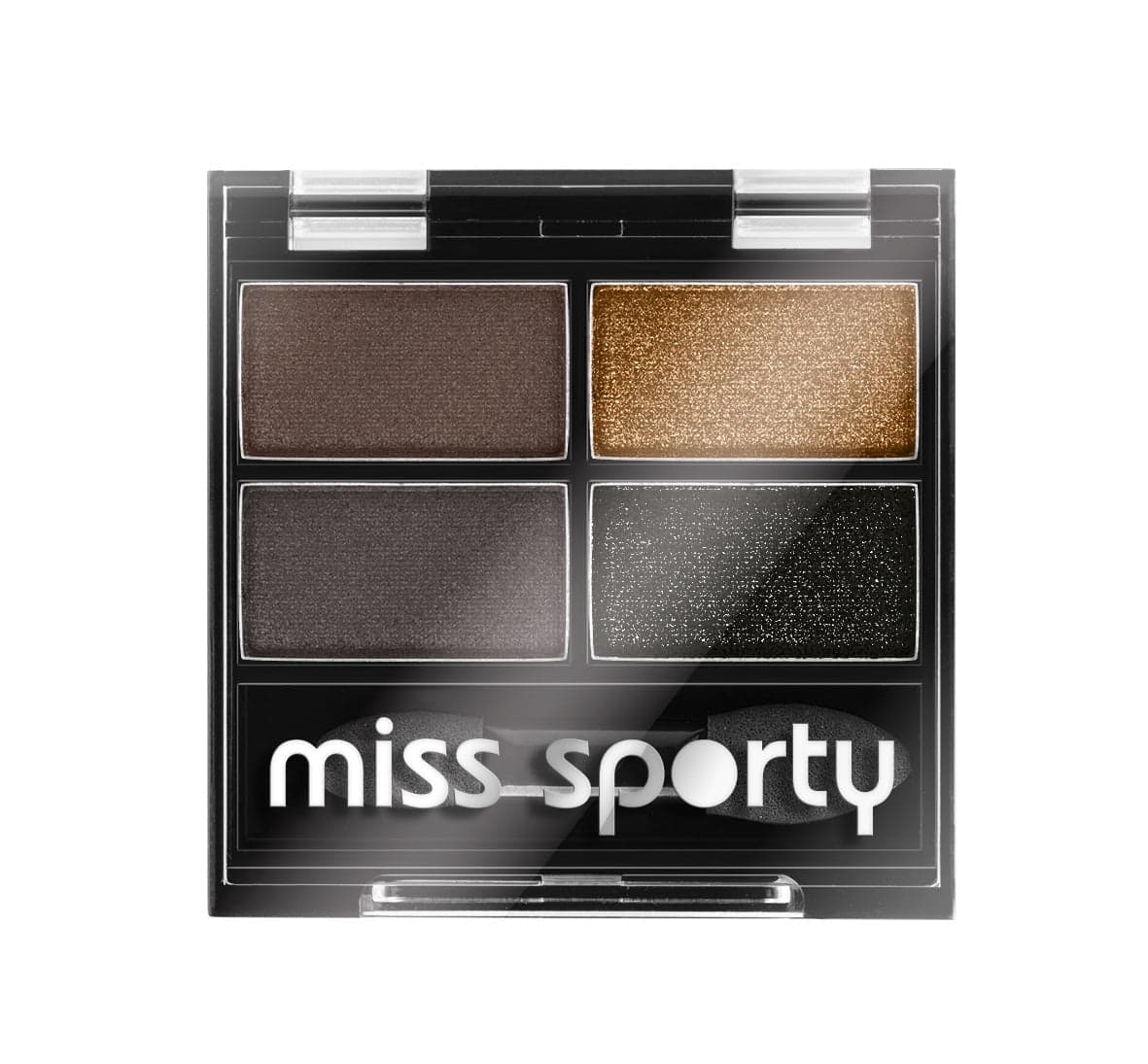 

Miss Sporty Studio Colour Quattro Eye Shadow poczwórne cienie do powiek 414 100% Smokey 5g