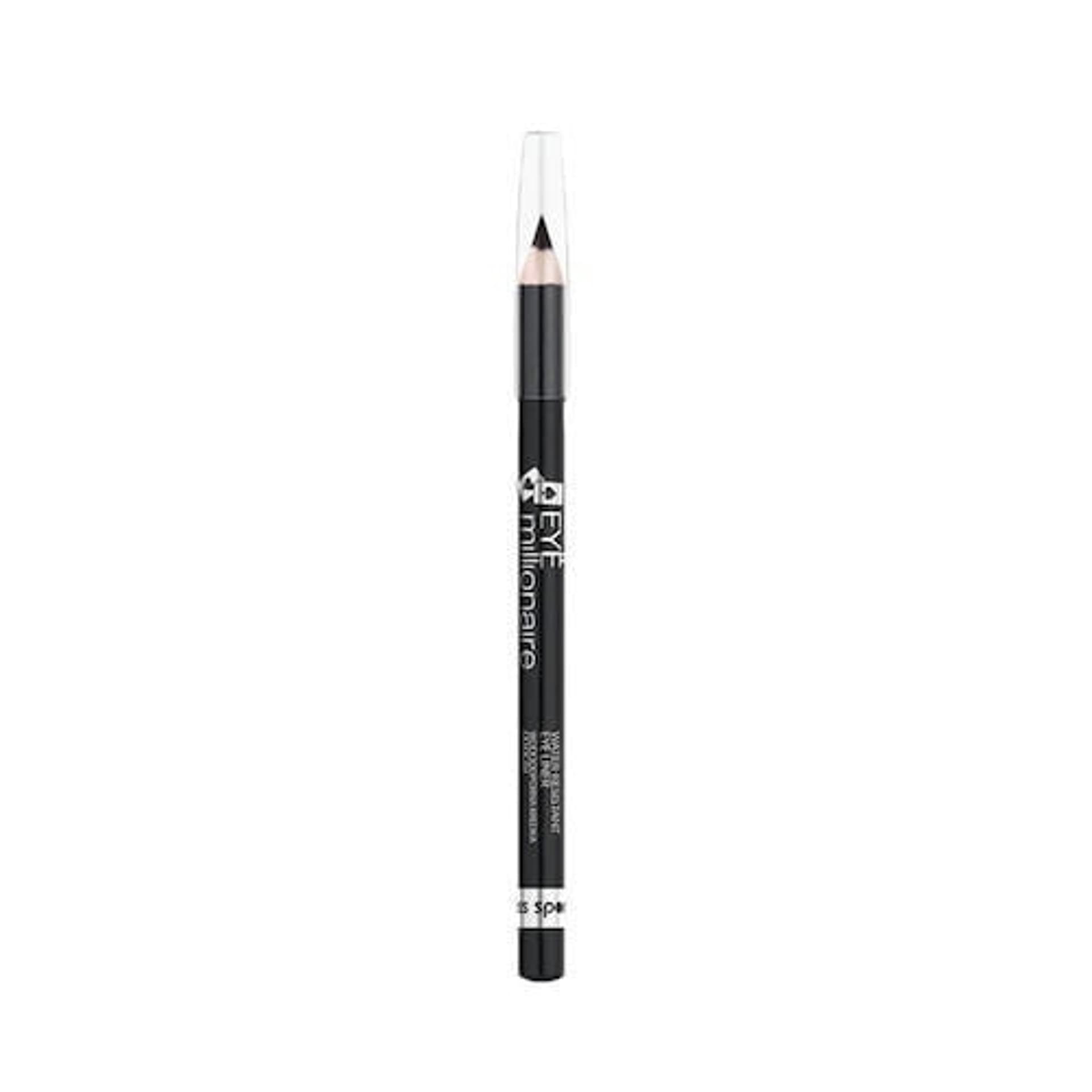 

Miss Sporty Eye Millionaire Water-Resistant Eye Liner wodoodporna kredka do oczu 001 Clover Black 1g