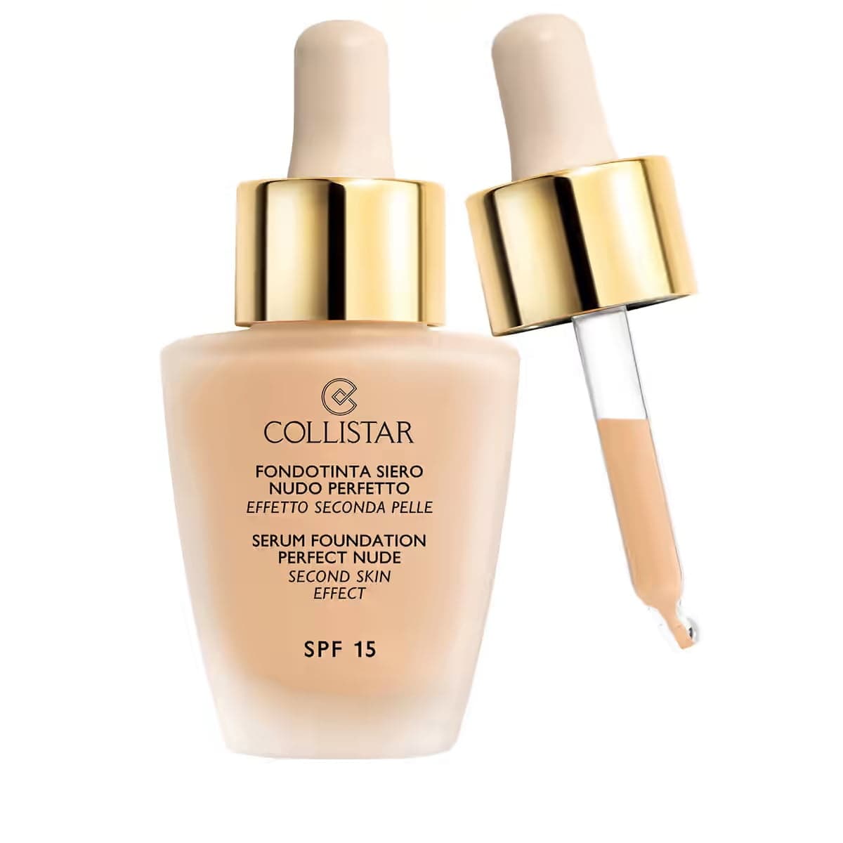 

Collistar Serum Foundation Perfect Nude SPF15 Second Skin Effect podkład do twarzy 2 Beige 30ml