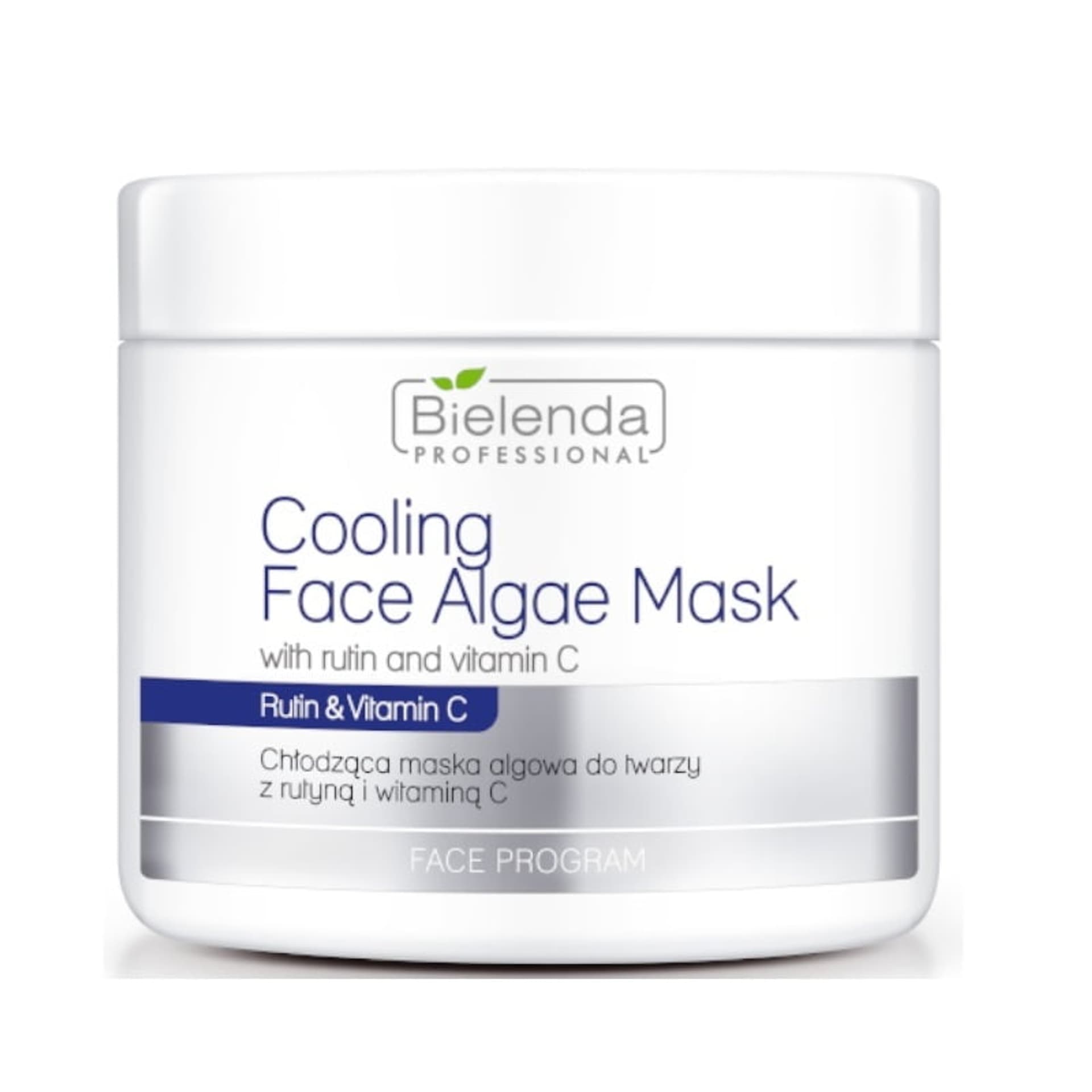

Bielenda Professional Cooling Face Algae Mask With Rutin Vitamin C chłodząca maska algowa do twarzy z Rutyną i Witaminą C słoik 190g