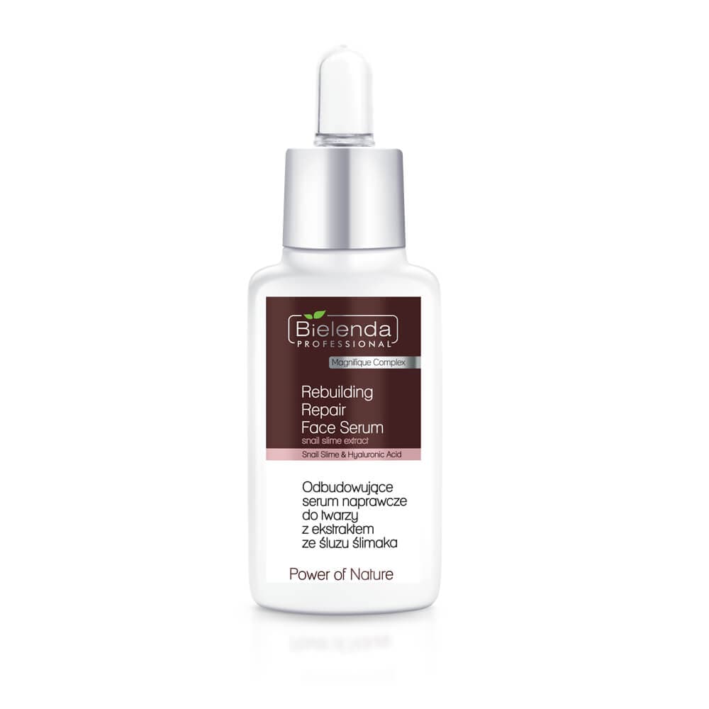 

Bielenda Professional Rebuilding Repair Serum Face odbudowujące serum naprawcze do twarzy z ekstraktem ze śluzu ślimaka 30ml