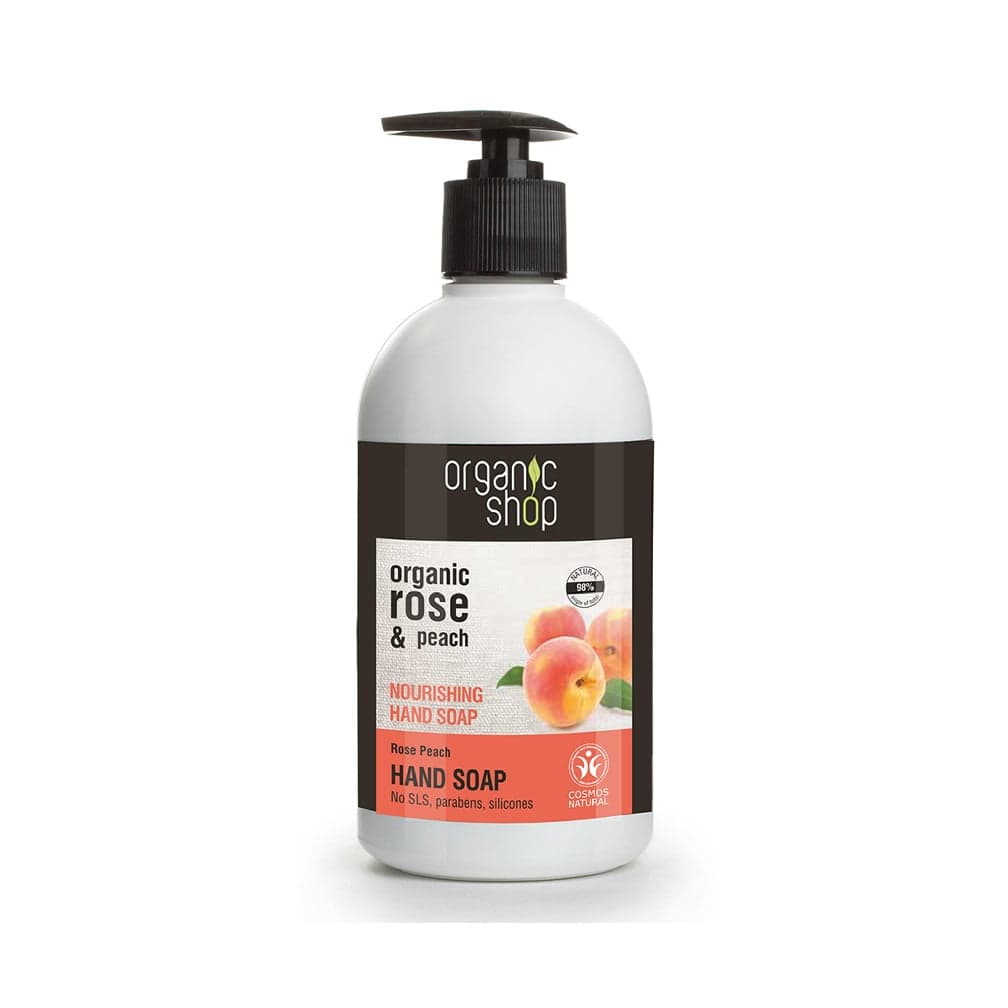 

Organic Shop Organic Rose Peach Nourishing Hand Soap odżywcze mydło do rąk 500ml