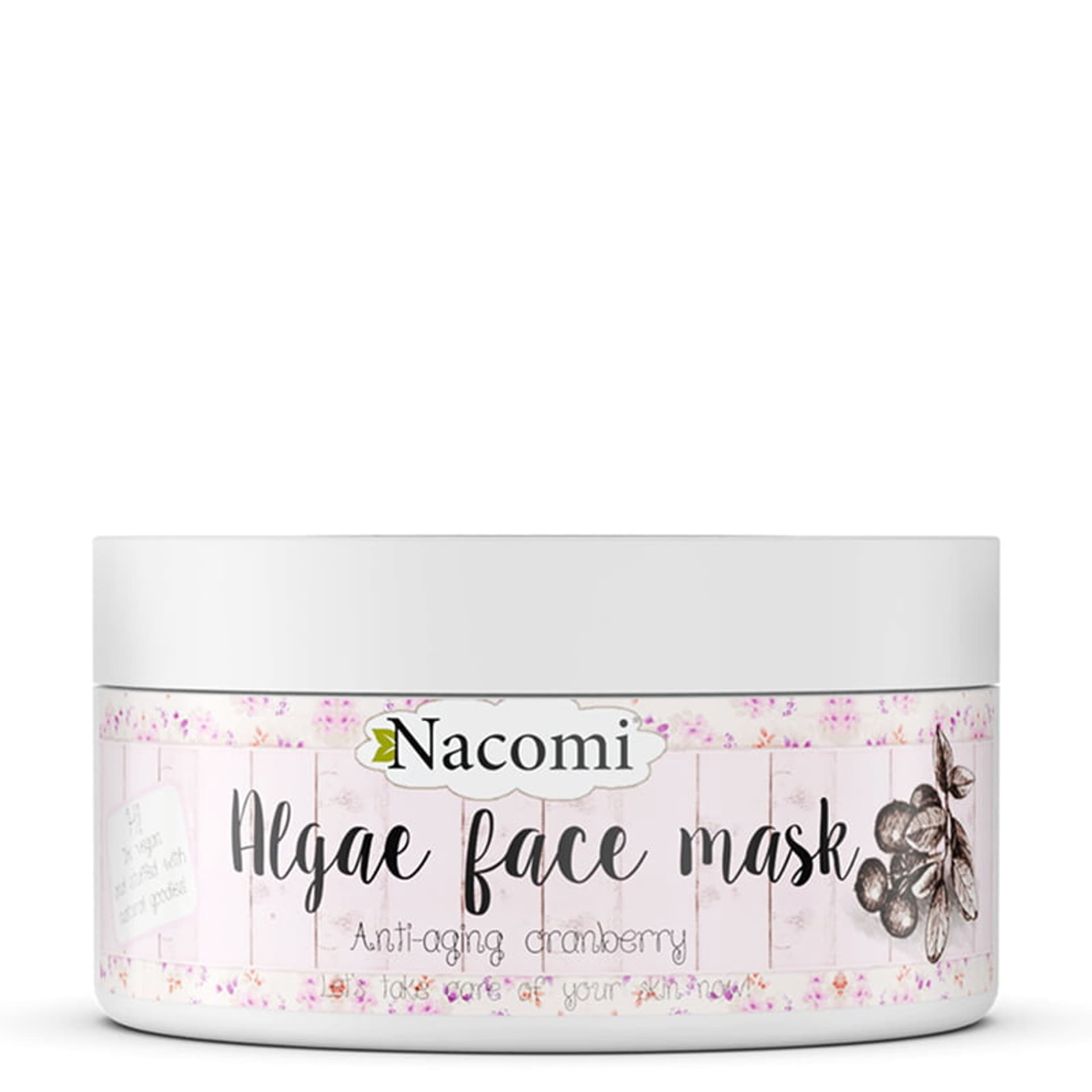 

Nacomi Algae Face Mask algowa maska do twarzy przeciwzmarszczkowa Żurawina 42g