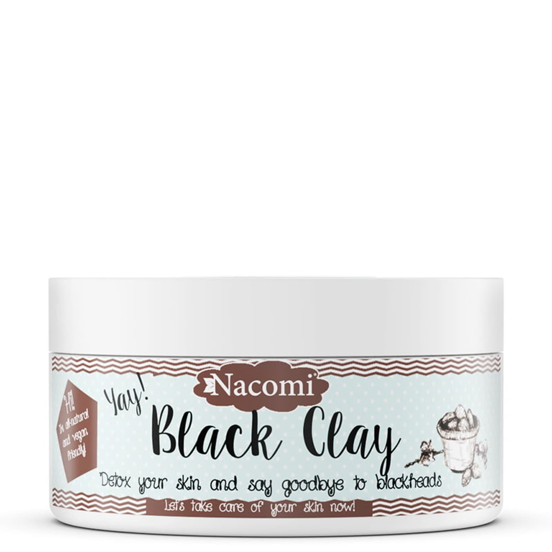

Nacomi Black Clay czarna glinka oczyszczająca 90g