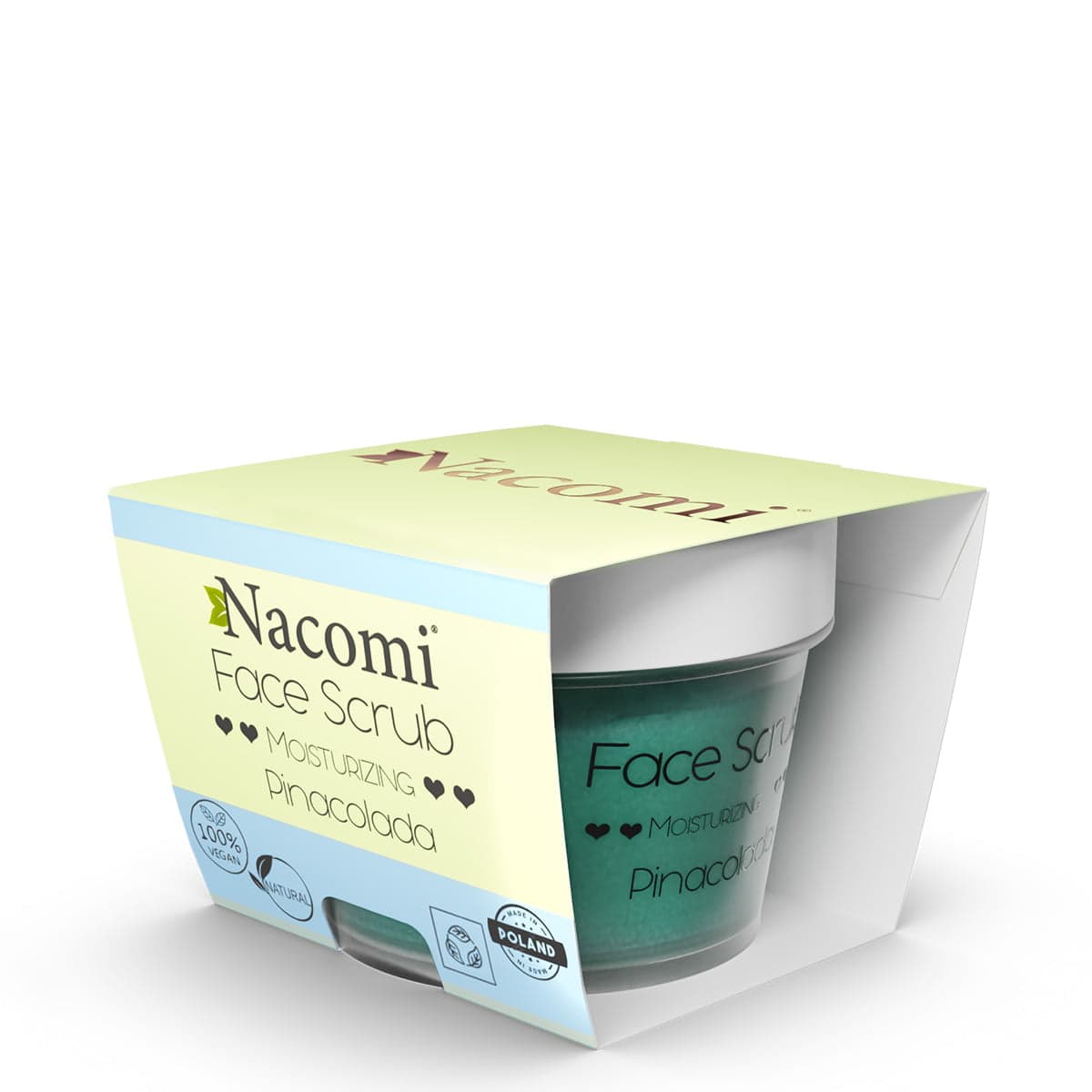 

Nacomi Face Scrub peeling nawilżający do twarzy i ust Pinacolada 80g