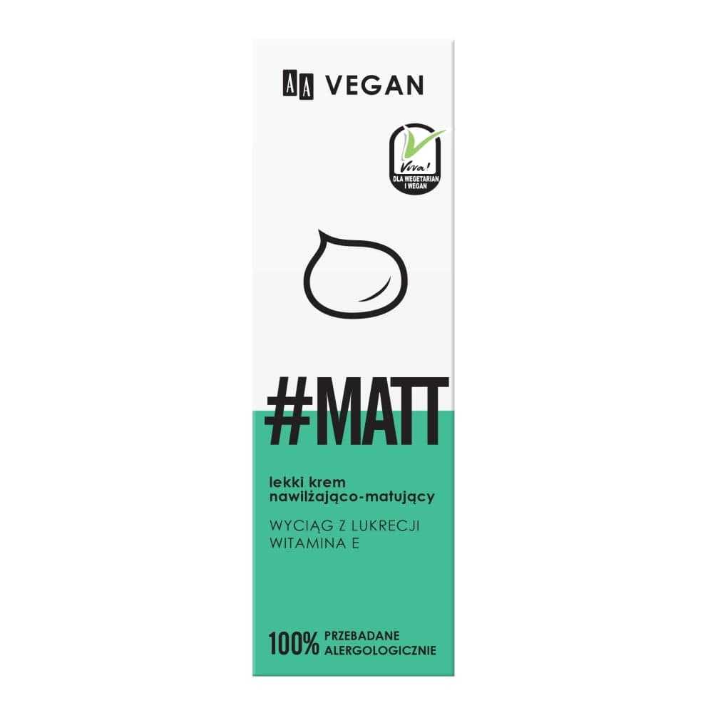 

AA Vegan #Matt lekki krem nawilżająco-matujący 40ml