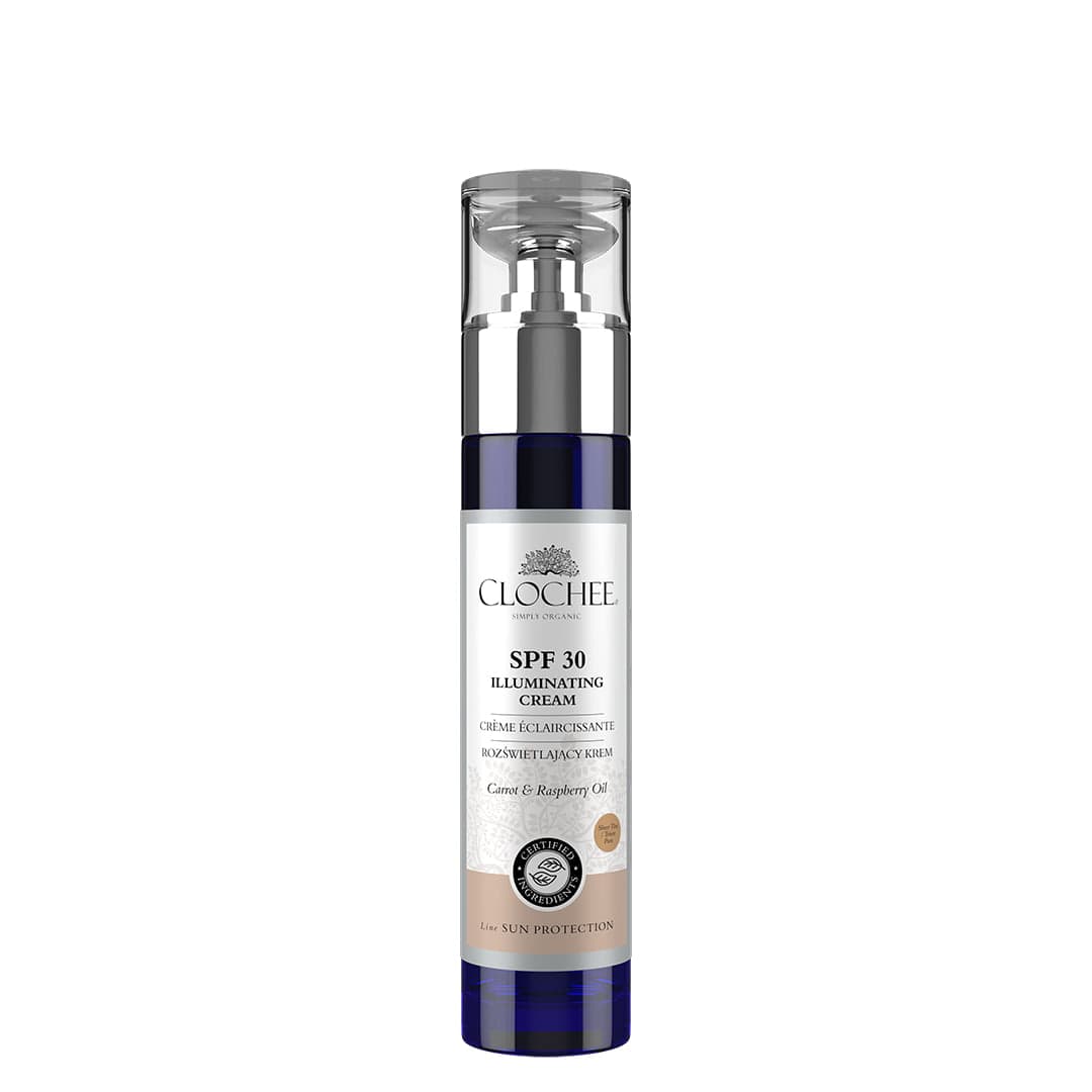 

Clochee Iluminating Cream SPF30 rozświetlający krem Carrot Oil Raspberry Oil 50ml