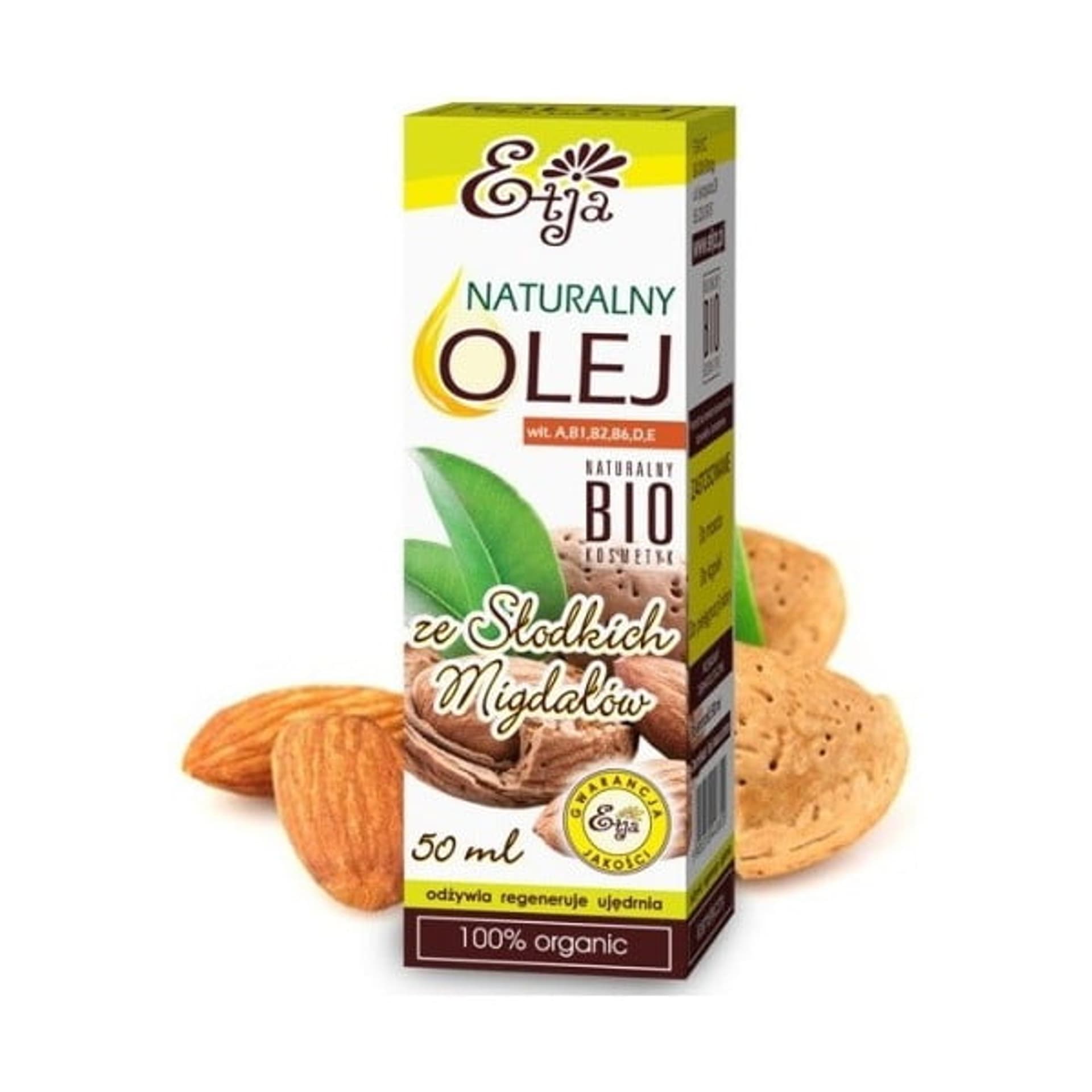 

Etja Naturalny Olej ze Słodkich Migdałów bio 50ml