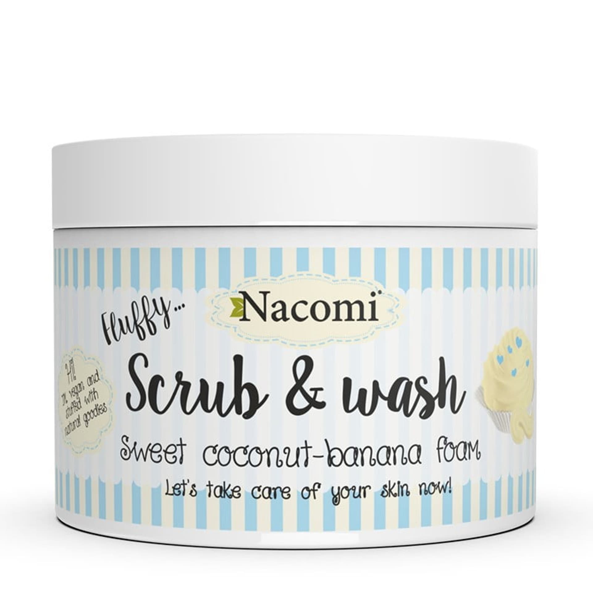 

Nacomi Scrub Wash pianka peelingująco-myjąca Słodka Kokosowo-Bananowa Pianka 180ml