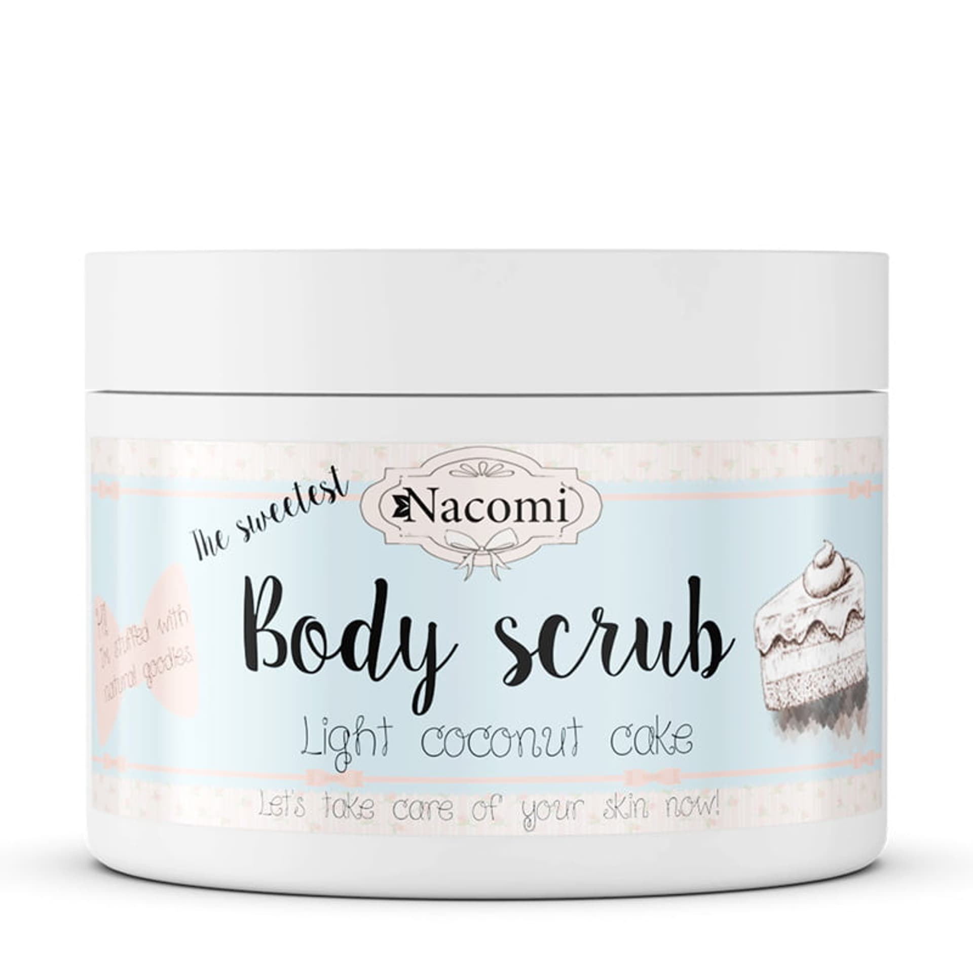 

Nacomi Body Scrub peeling do ciała Lekki Kokosowy Tort 200g