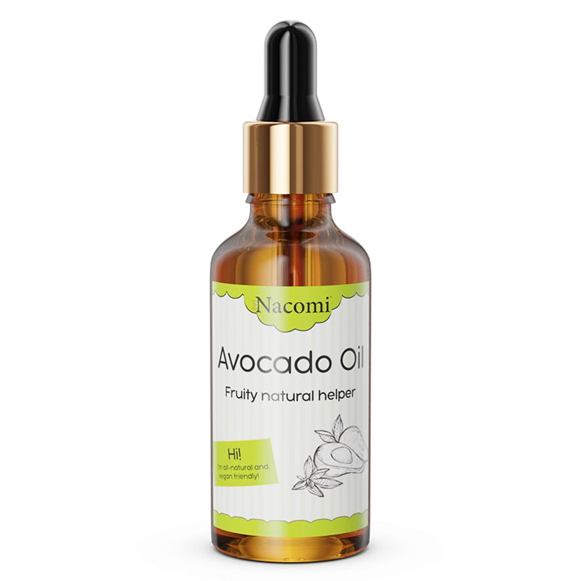 

Nacomi Avocado Oil olej avocado z pipetą 50ml