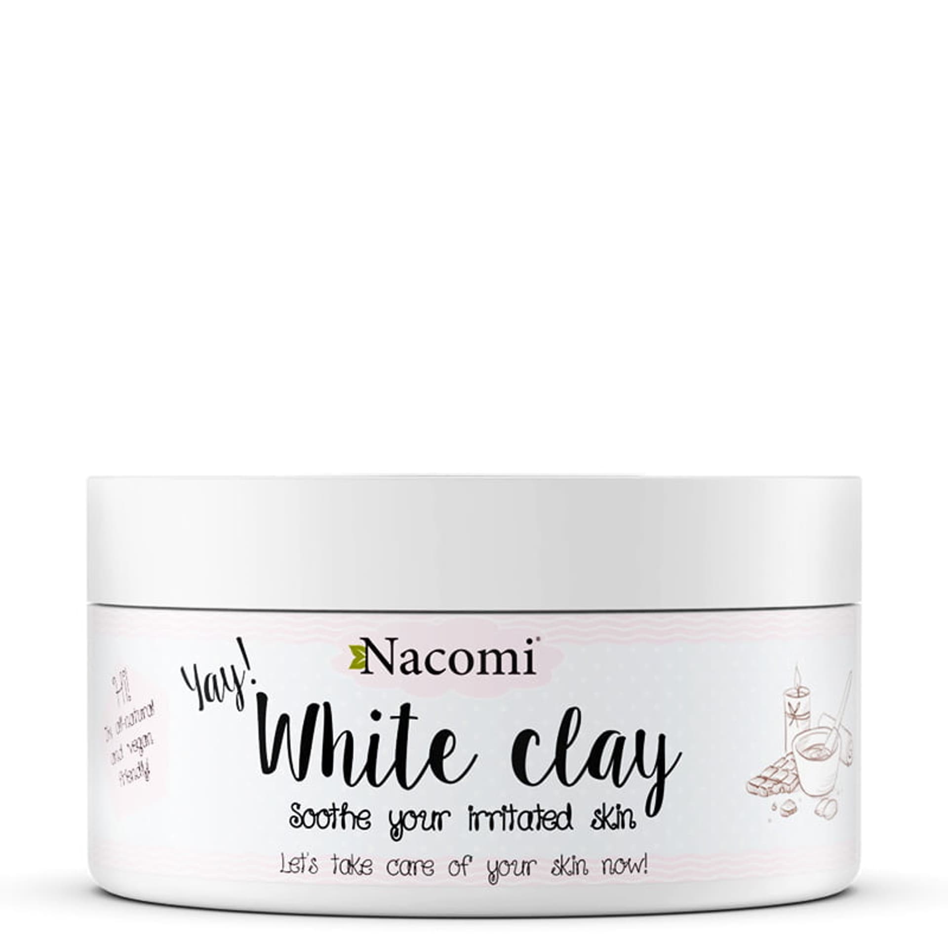 

Nacomi White Clay biała glinka nawilżająco-łagodząca 50g