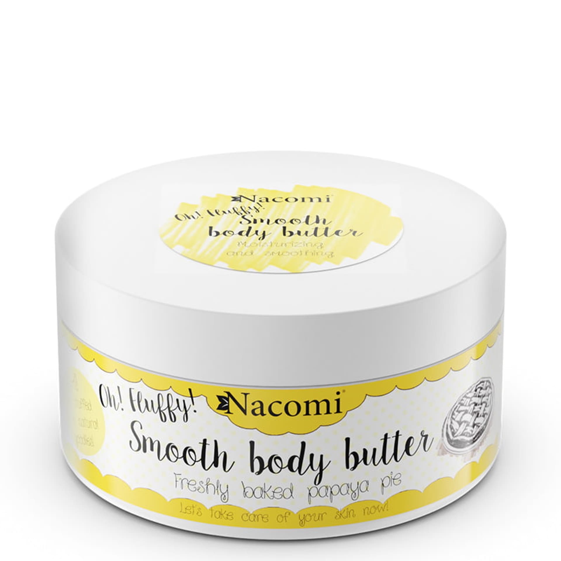 

Nacomi Smooth Body Butter masło do ciała Świeże Ciasto Papaya 100g