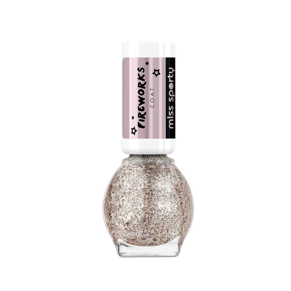 

Miss Sporty Fireworks Coat lakier do paznokci z płatkami złota 3 The Glitters 7ml