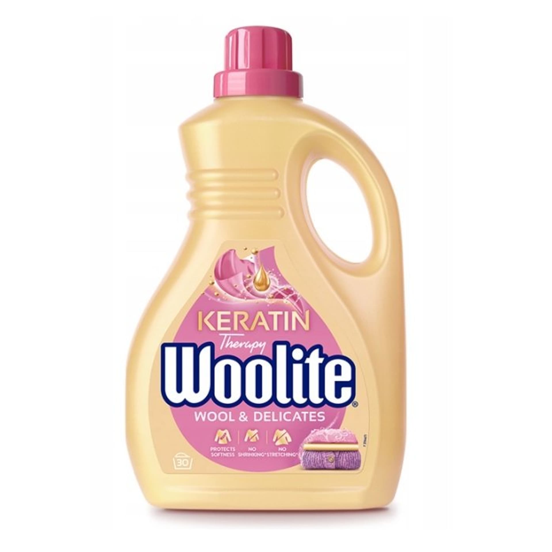 

Woolite Delicate Wool płyn do prania ochrona delikatnych tkanin z keratyną 1800ml