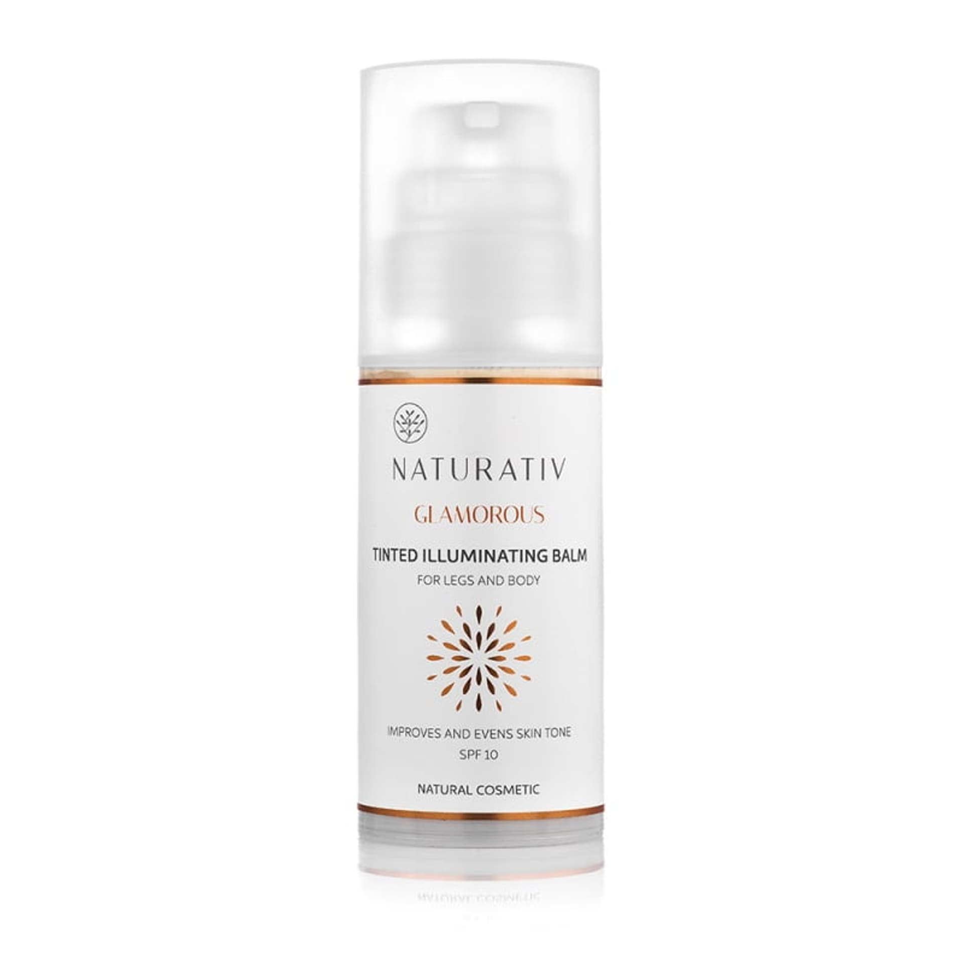 

Naturativ Glamorous Tinted Illuminating Balm koloryzująco-rozświetlający balsam do nóg i ciała 100ml
