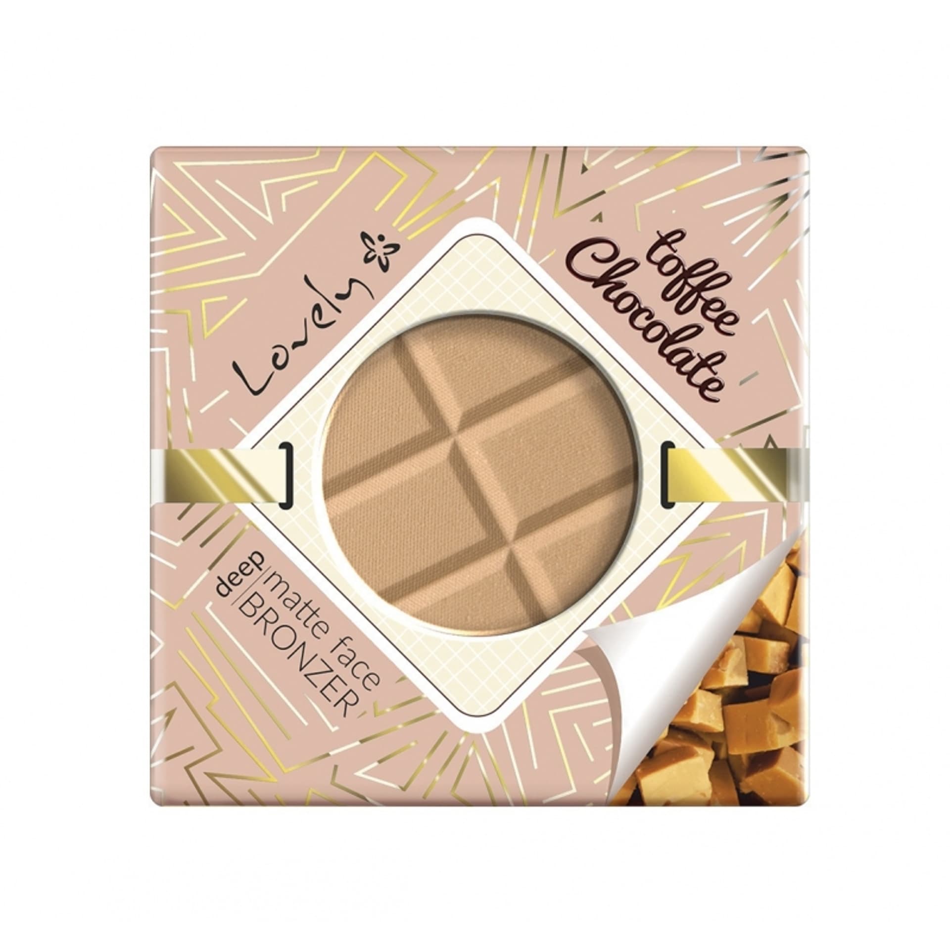 

LOVELY Toffee Chocolate Deep Matte Face Bronzer czekoladowy matowy puder brązujący do twarzy i ciała 9g