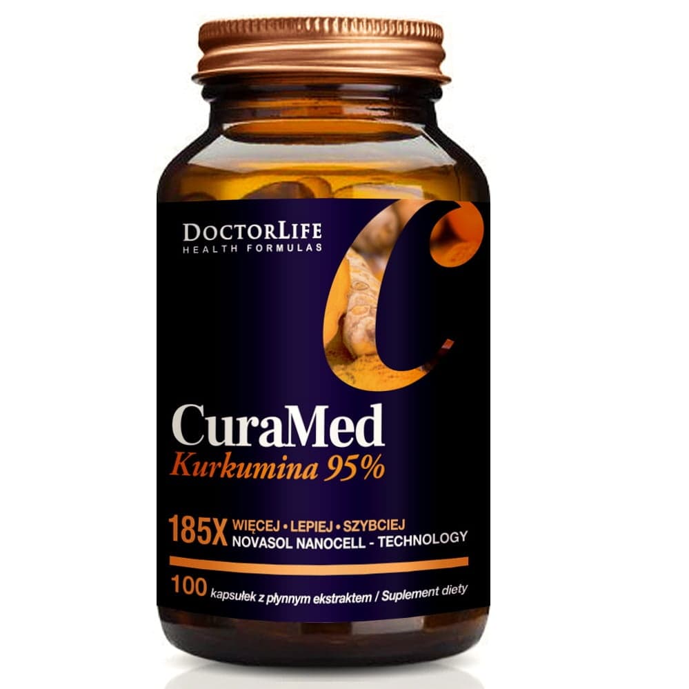 

Doctor Life CuraMed NanoCell kurkumina micelizowana 720mg suplement diety 120 kapsułek