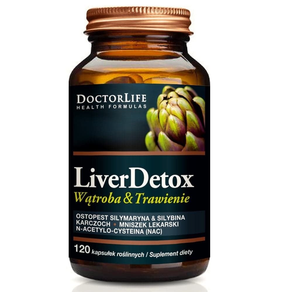 

Doctor Life Liver Detox ochrona wątroby suplement diety 120 kapsułek