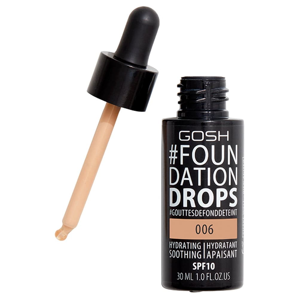 

Gosh Foundation Drops nawilżająco-wygładzający podkład do twarzy 006 Tawny 30ml