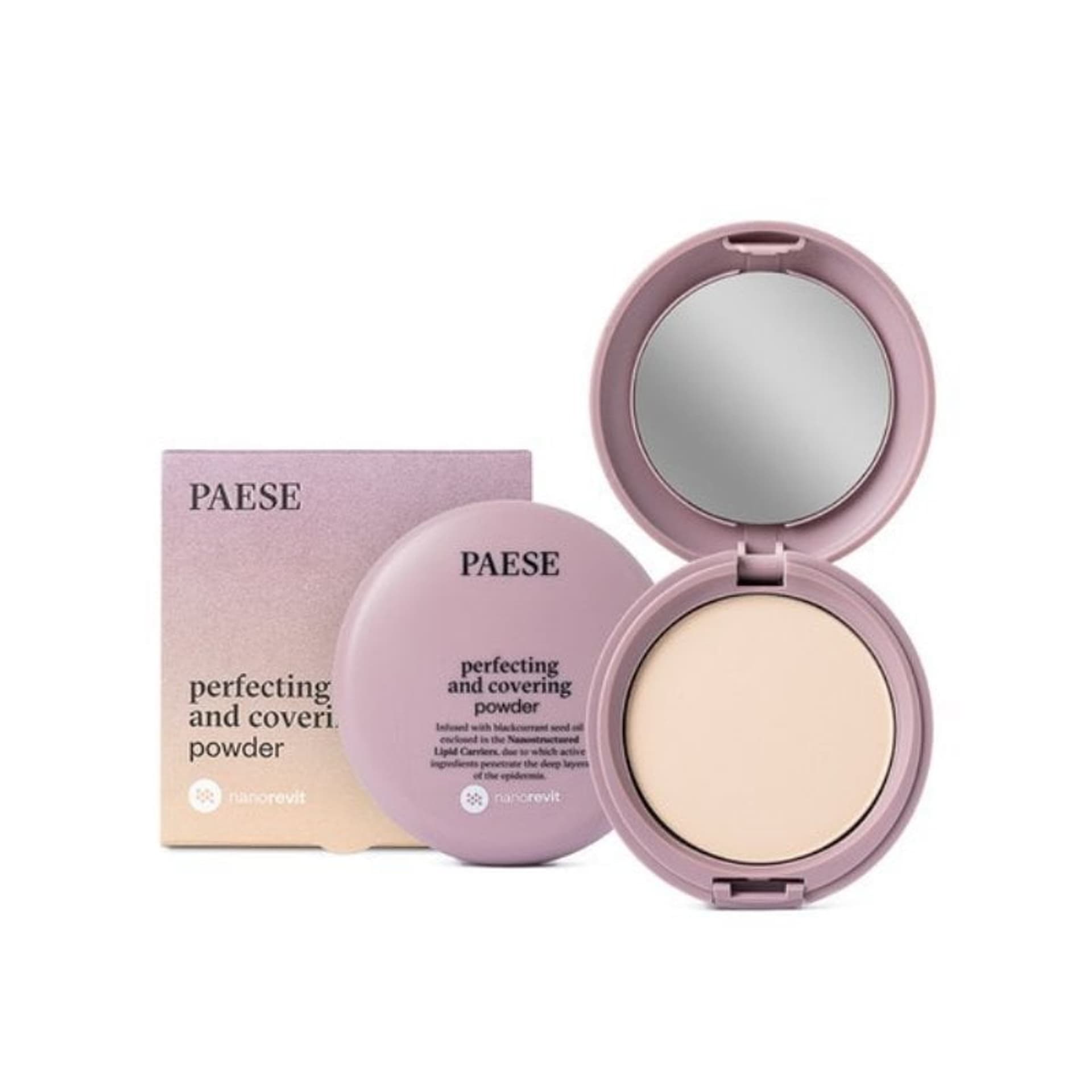 

Paese Nanorevit Perfecting and Covering Powder puder upiększająco-kryjący 02 Porcelain 9g