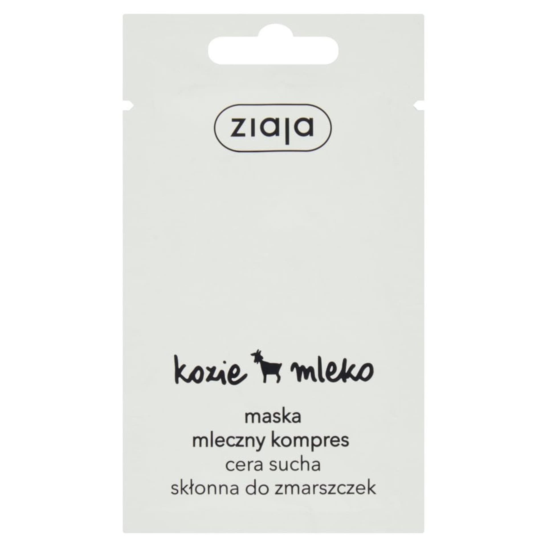 

Ziaja Kozie mleko maska mleczny kompres cera sucha 20x7ml