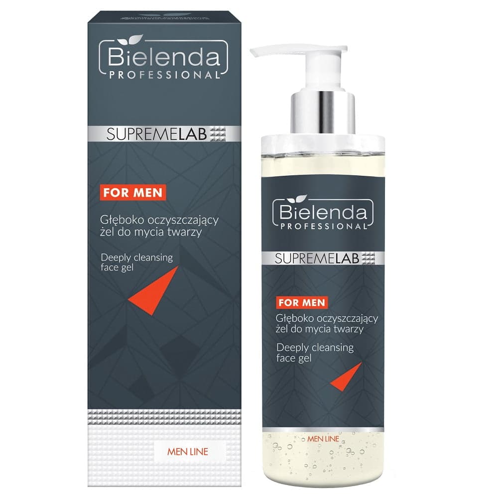 

Bielenda Professional SupremeLab Men Line głęboko oczyszczający żel do mycia twarzy 200ml