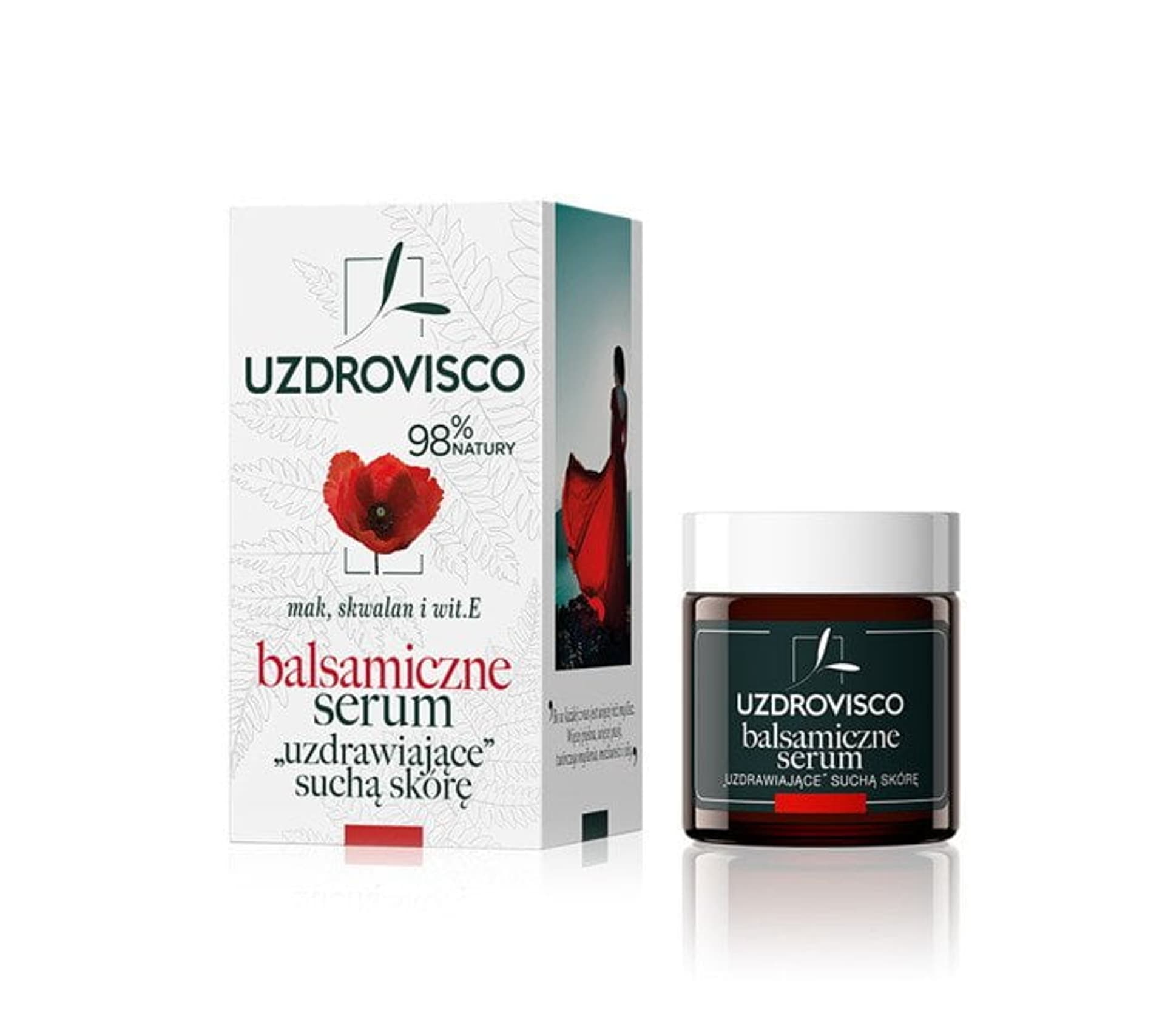 

UZDROVISCO Balsamiczne serum do twarzy ''uzdrawiające suchą skórę'' Mak 25ml