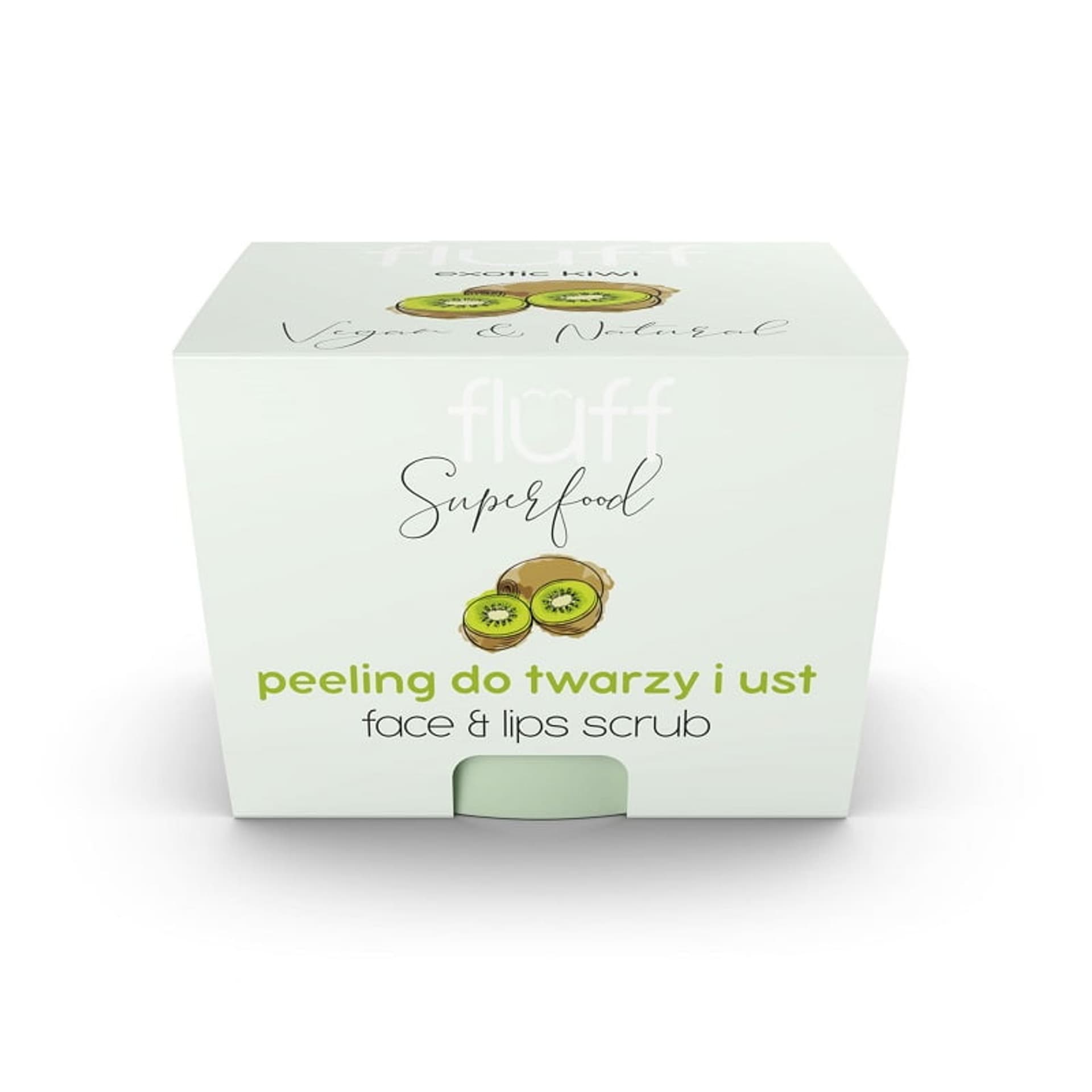 

Fluff Face And Lips Scrub peeling do twarzy i ust Kiwi 80g