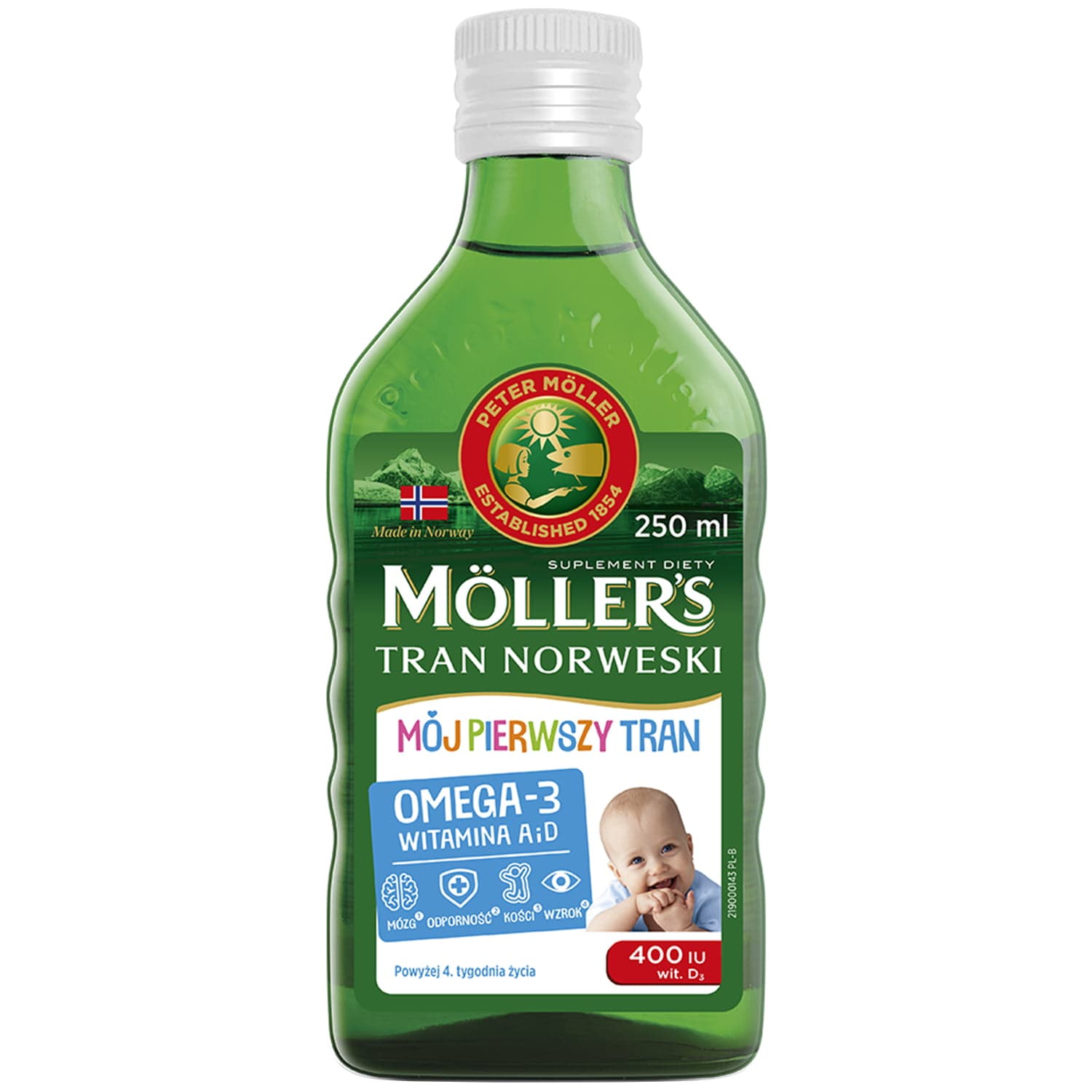 

Möller's Mój Pierwszy Tran Norweski suplement diety dla dzieci 250ml
