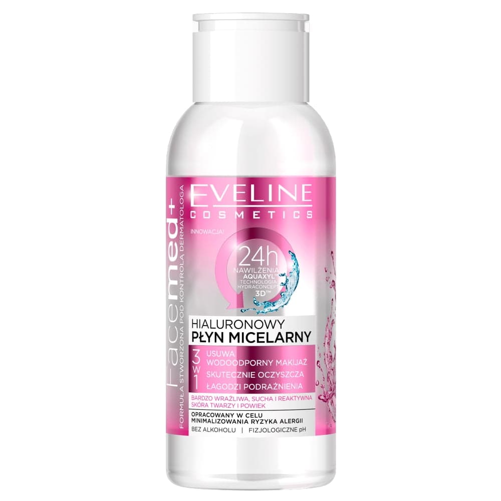 

Eveline Cosmetics Facemed+ hialuronowy płyn micelarny 3w1 100ml