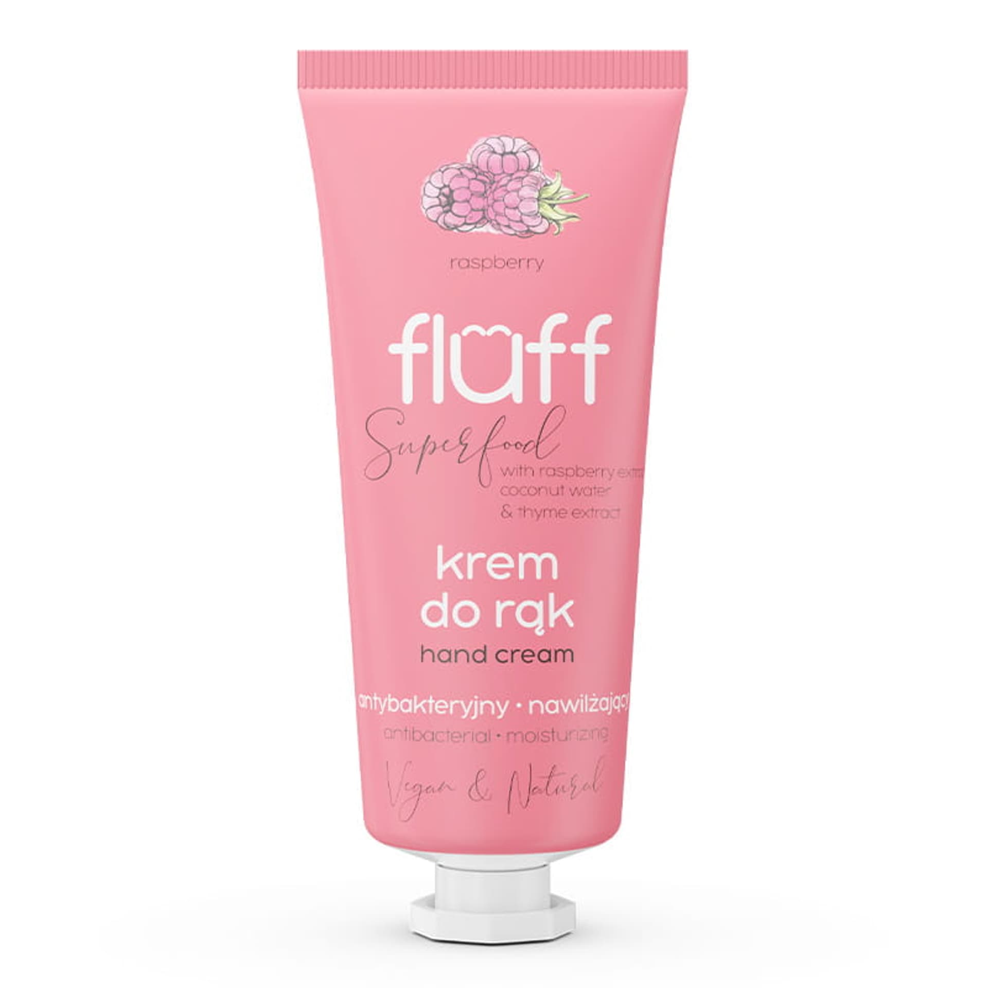 

Fluff Superfood Hand Cream antybakteryjny krem do rąk Malina 50ml