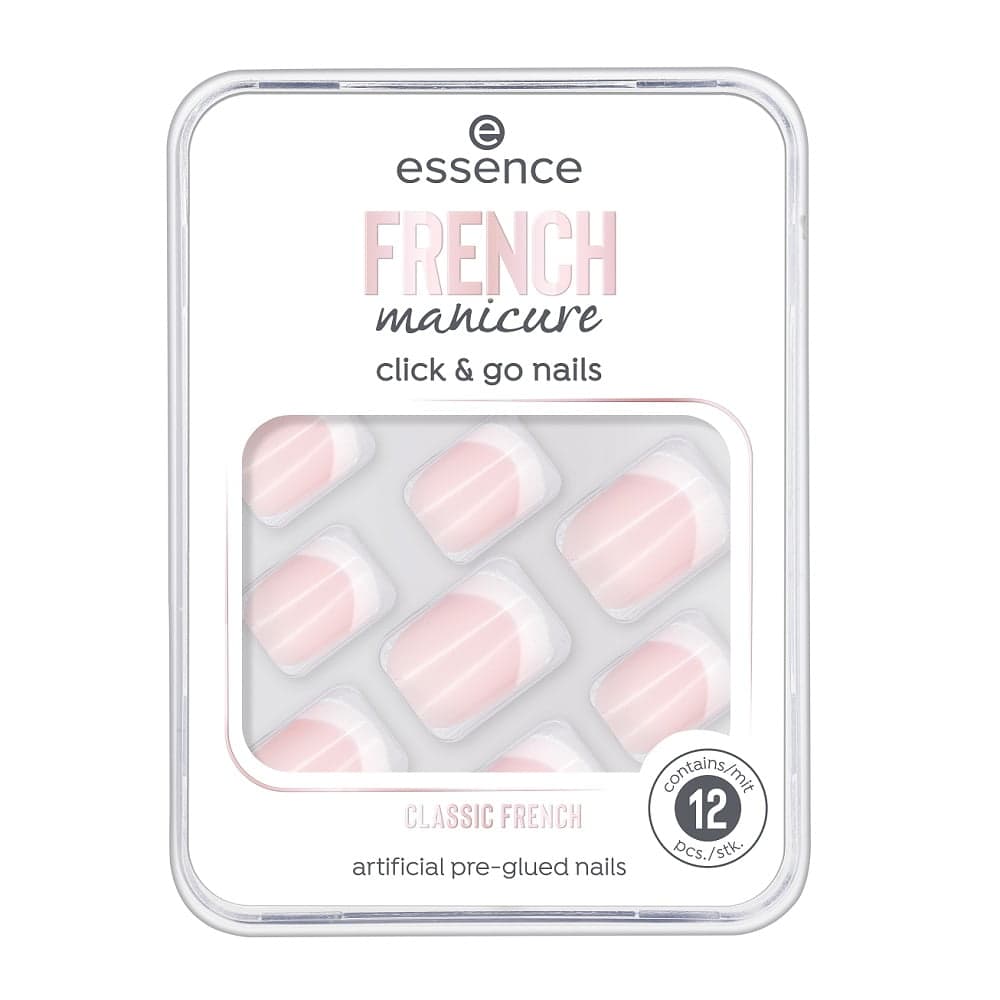 

Essence French Manicure Click Go Nails sztuczne paznokcie 01 Classic French 12szt