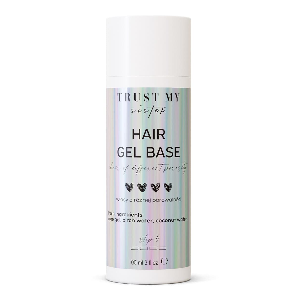 

Trust My Sister Hair Gel Base żelowa baza do włosów o różnej porowatości 100ml
