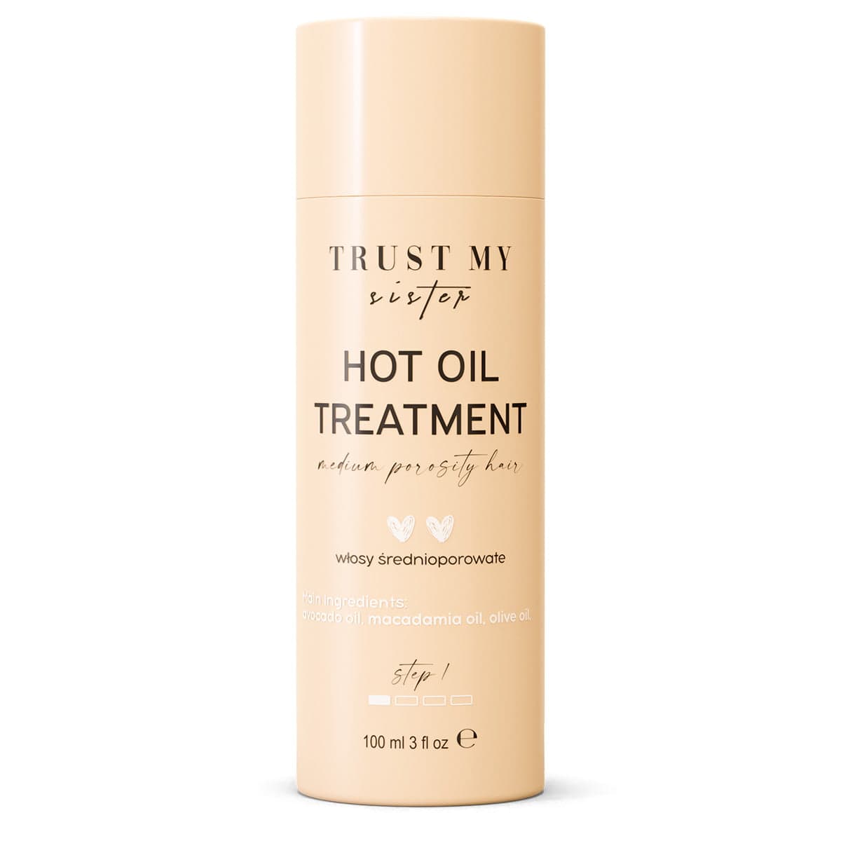 

Trust My Sister Hot Oil Treatment olej do włosów średnioporowatych 100ml