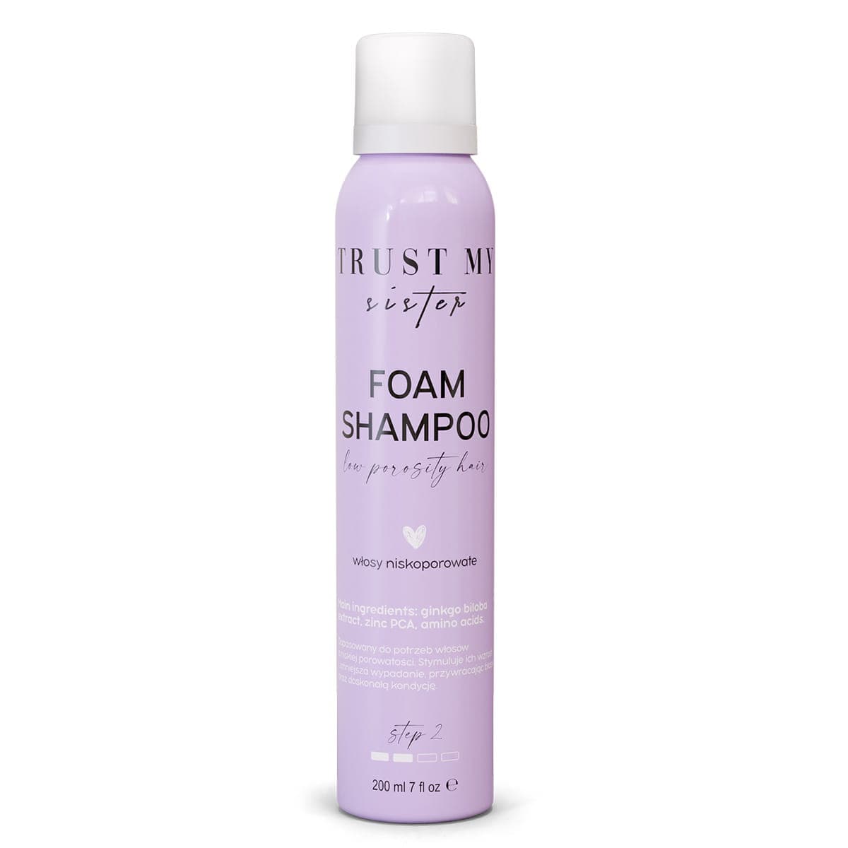 

Trust My Sister Foam Shampoo szampon do włosów niskoporowatych 200ml