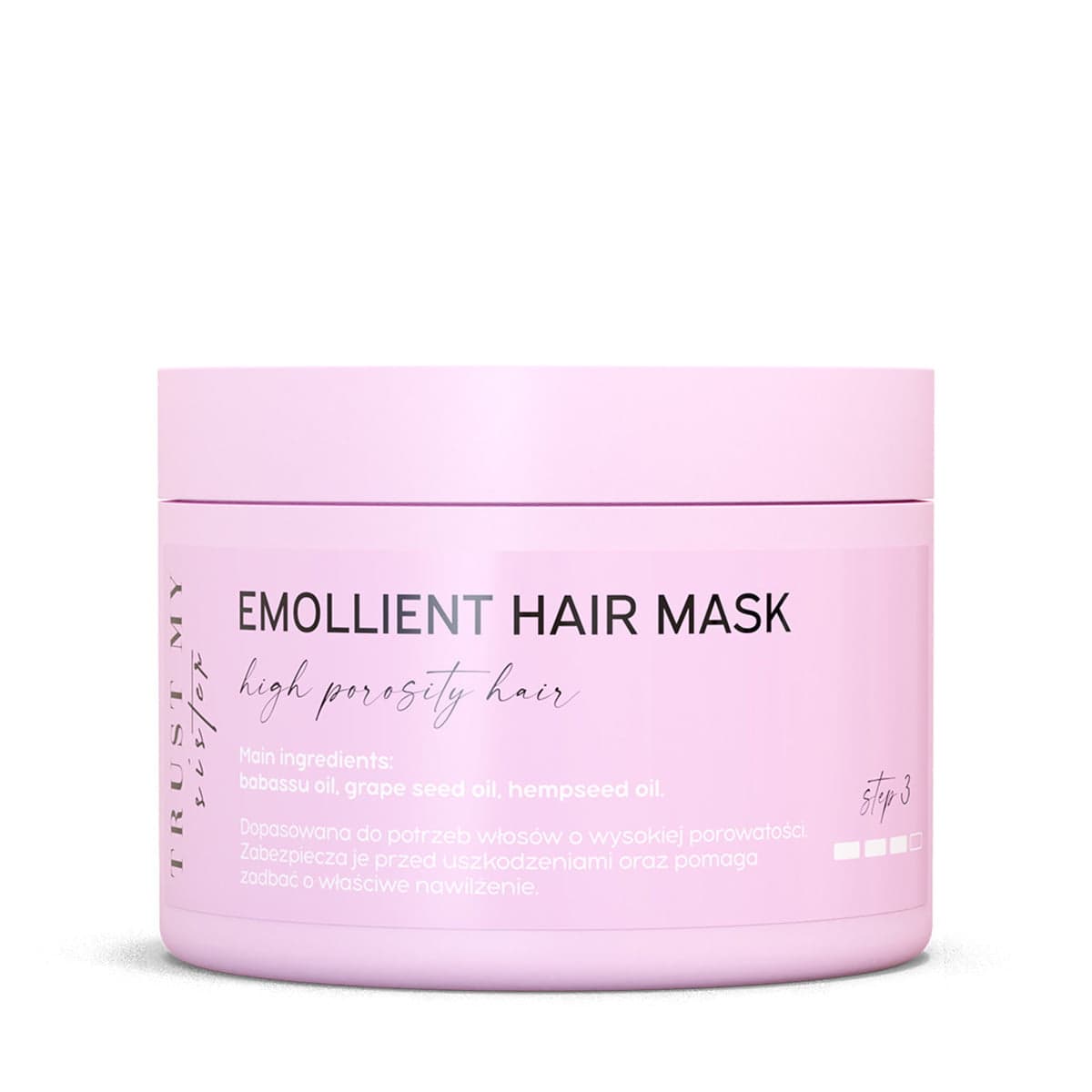 

Trust My Sister Emollient Hair Mask emolientowa maska do włosów wysokoporowatych 150g