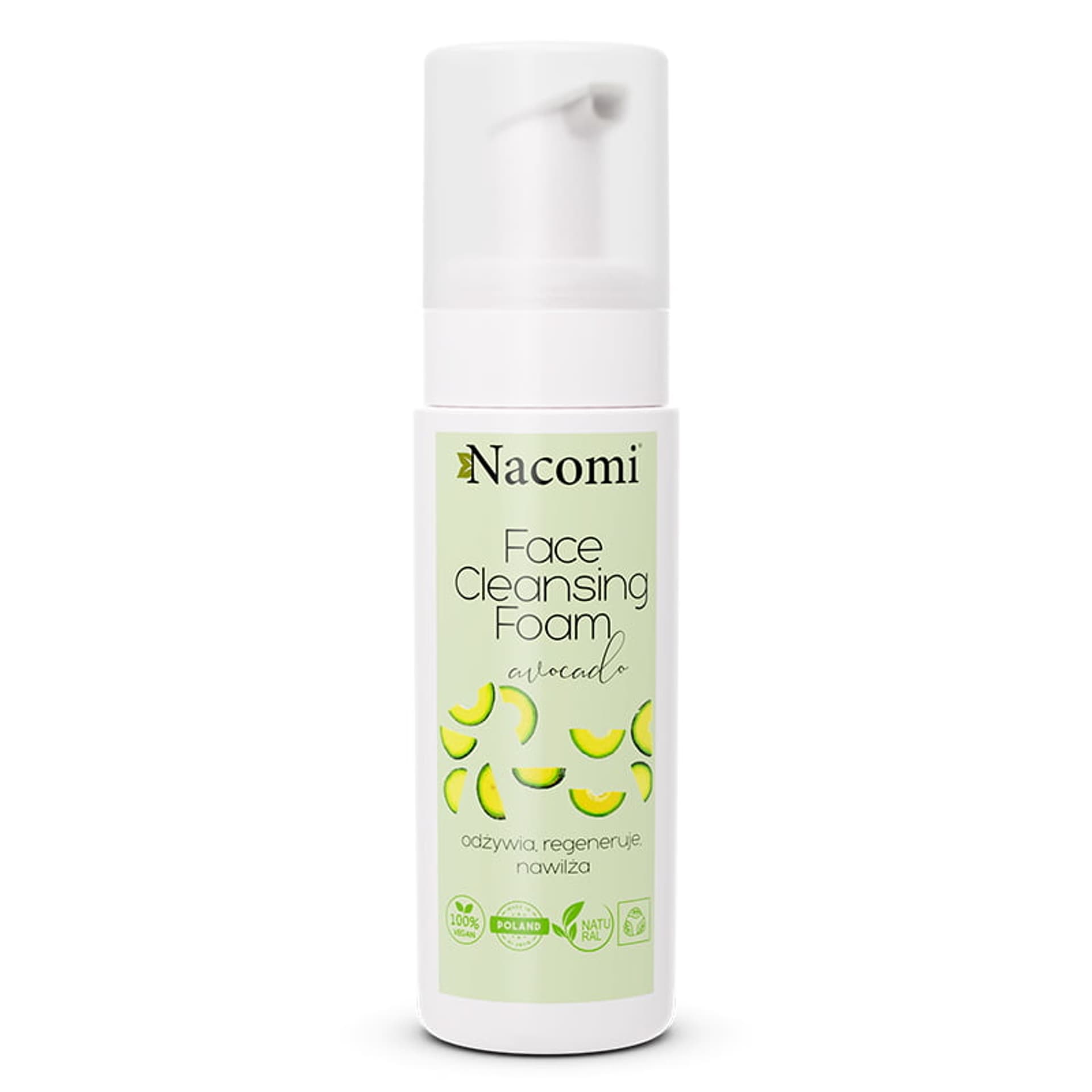 

Nacomi Face Cleansing Foam pianka oczyszczająca do twarzy Avocado 150ml