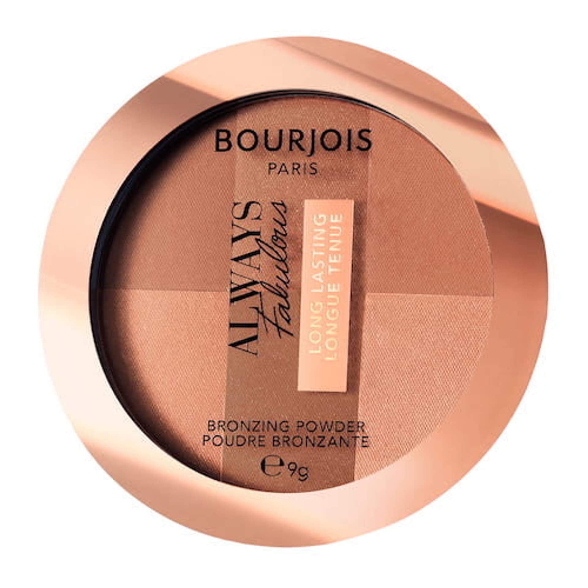 

Bourjois Always Fabulous Bronzing Powder bronzer uniwersalny rozświetlający 002 Dark 9g