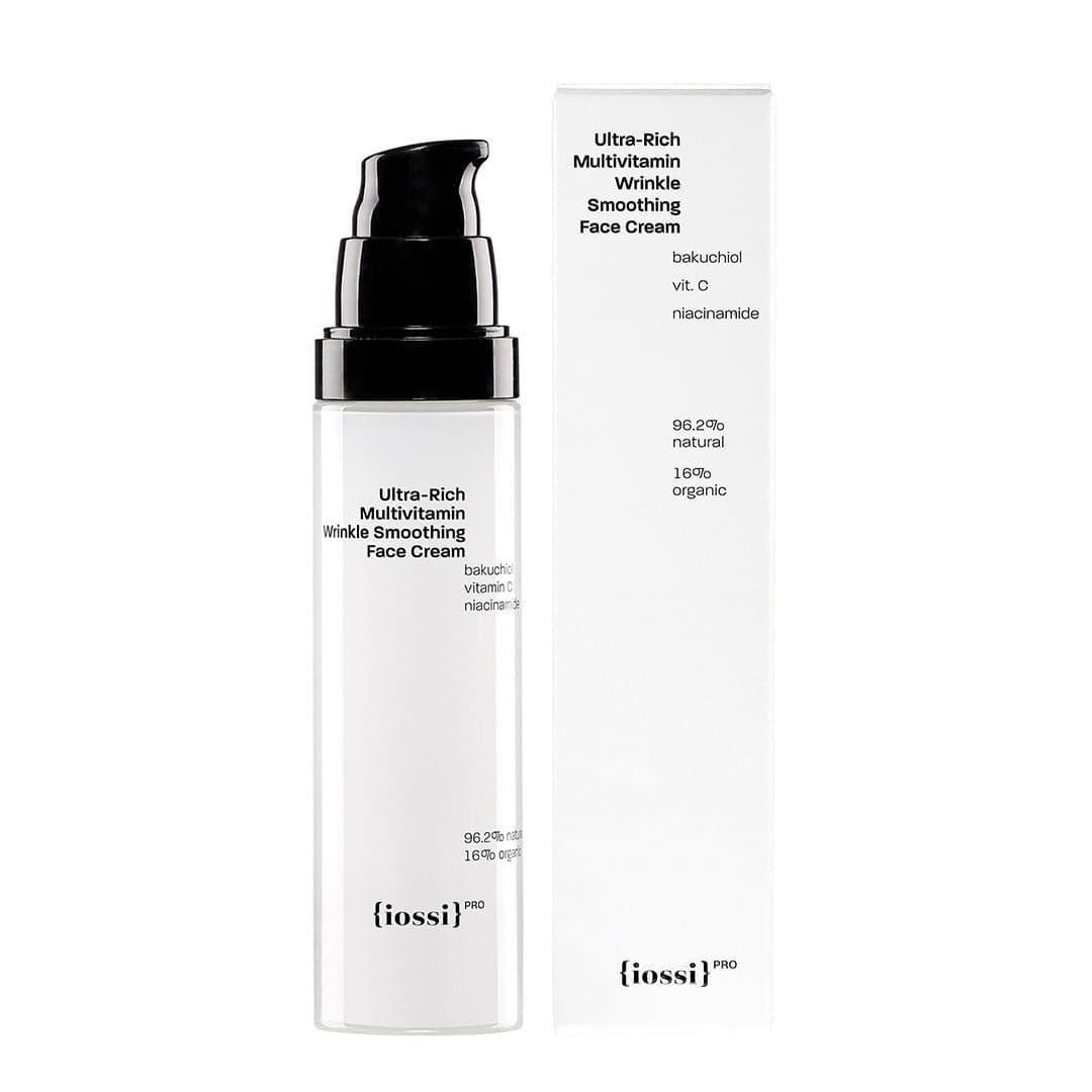 

Iossi Ultra-Rich Multivitamin Wrinkle Smoothing Face Cream multiwitaminowy wygładzający krem do twarzy z bakuchiolem 50ml
